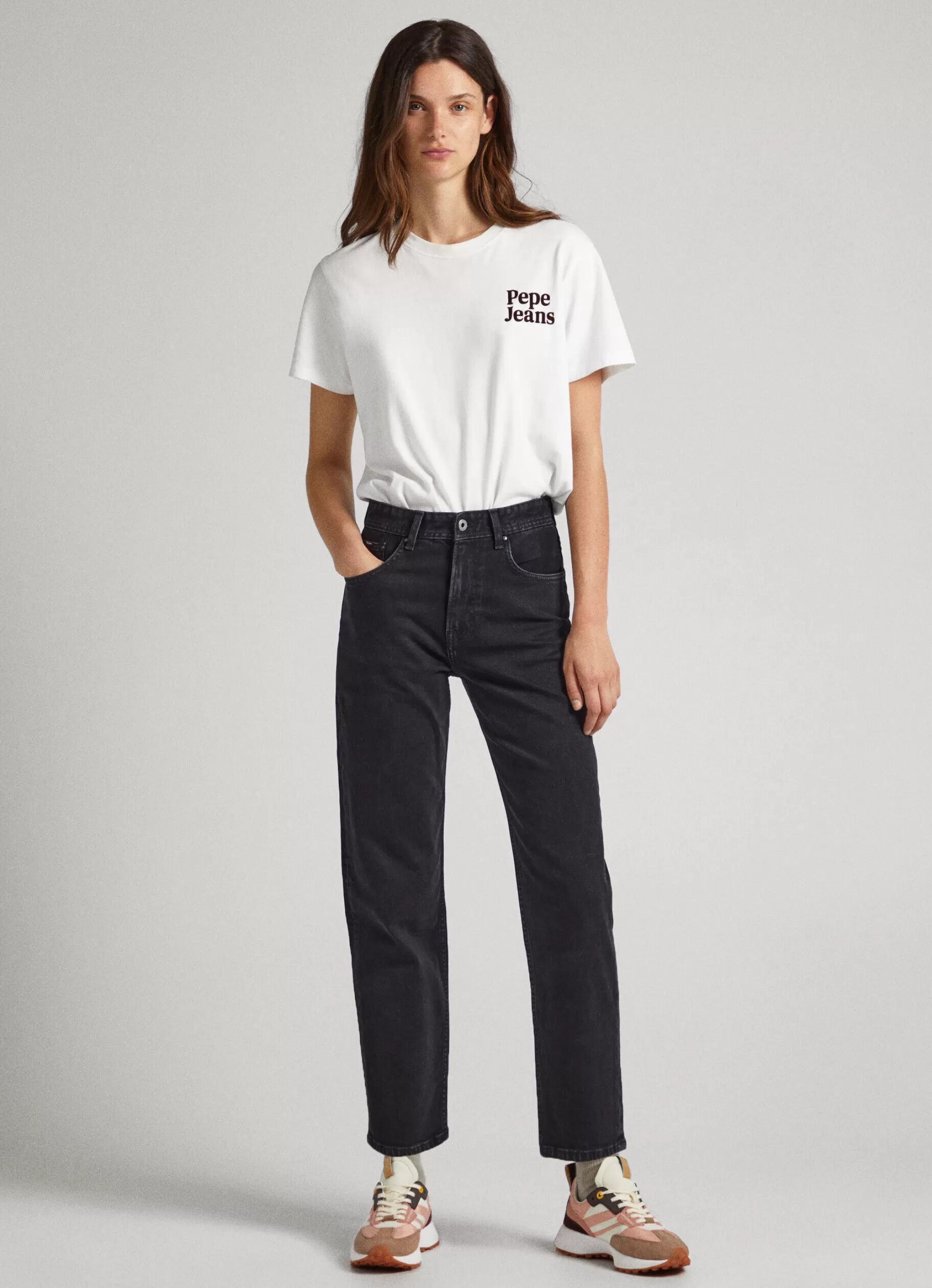 Mulher Pepe Jeans Straight>Jeans Dover Relaxed Fit High-Rise