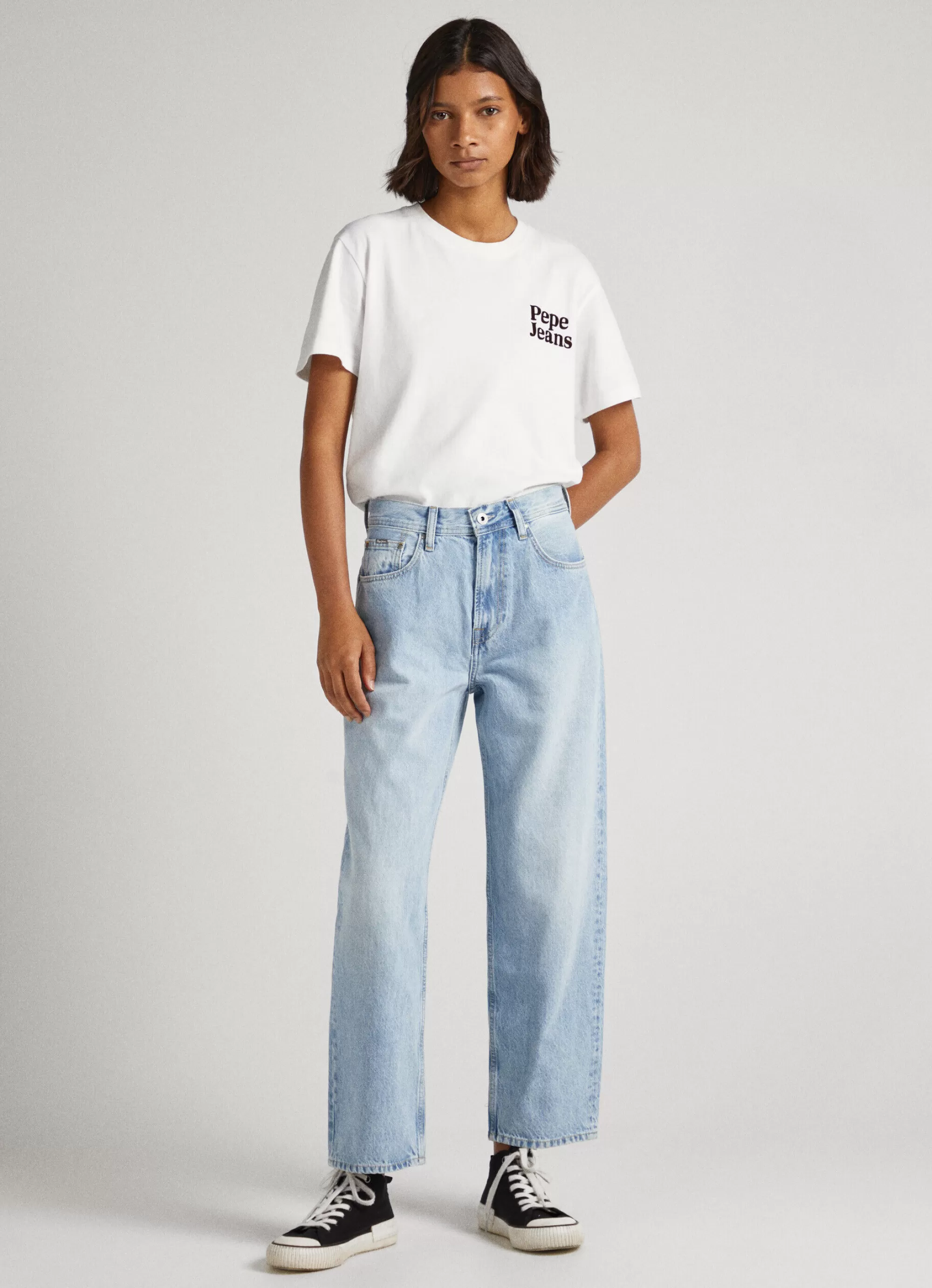 Mulher Pepe Jeans Straight>Jeans Dover Relaxed Fit High-Rise