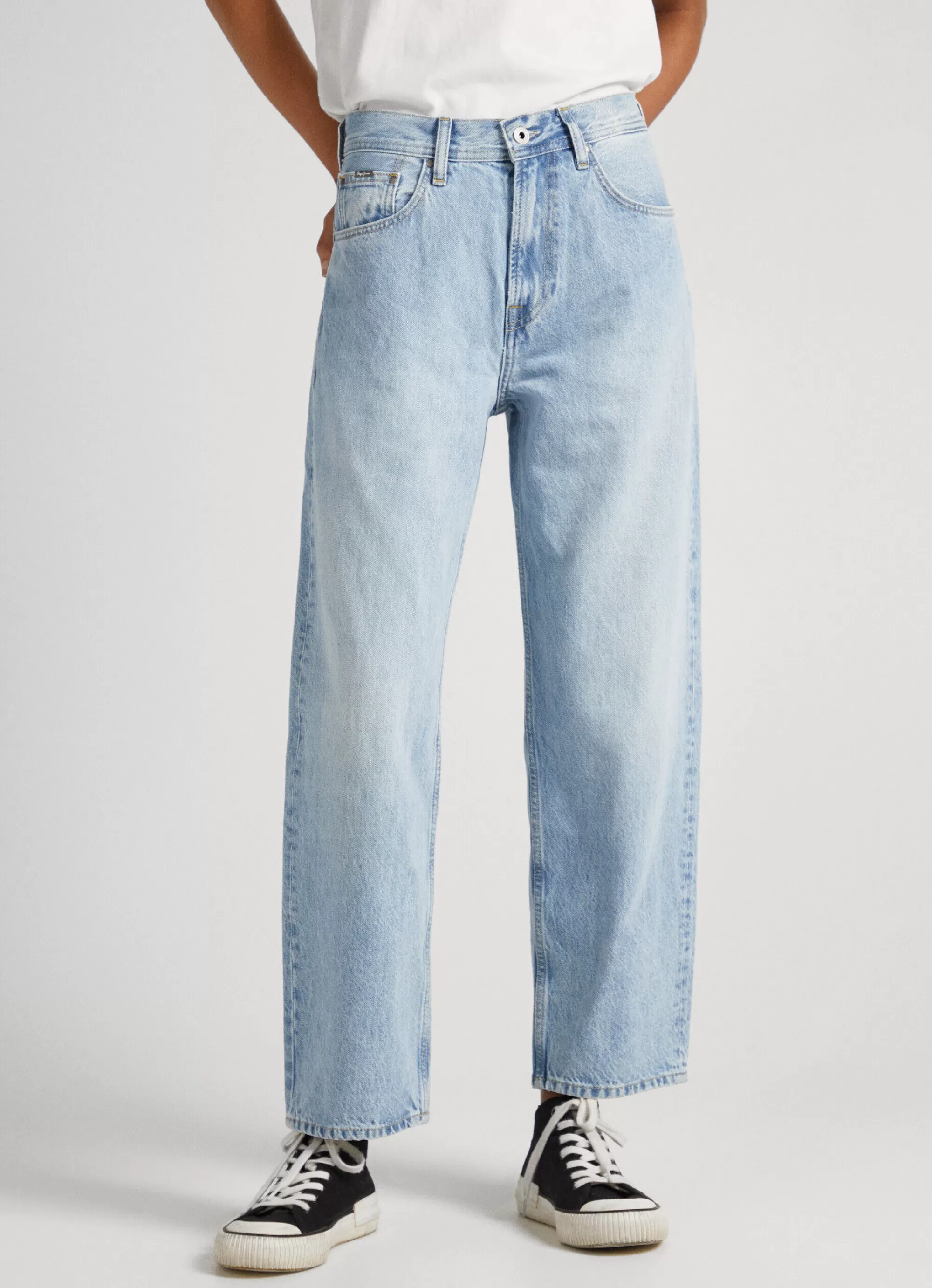 Mulher Pepe Jeans Straight>Jeans Dover Relaxed Fit High-Rise