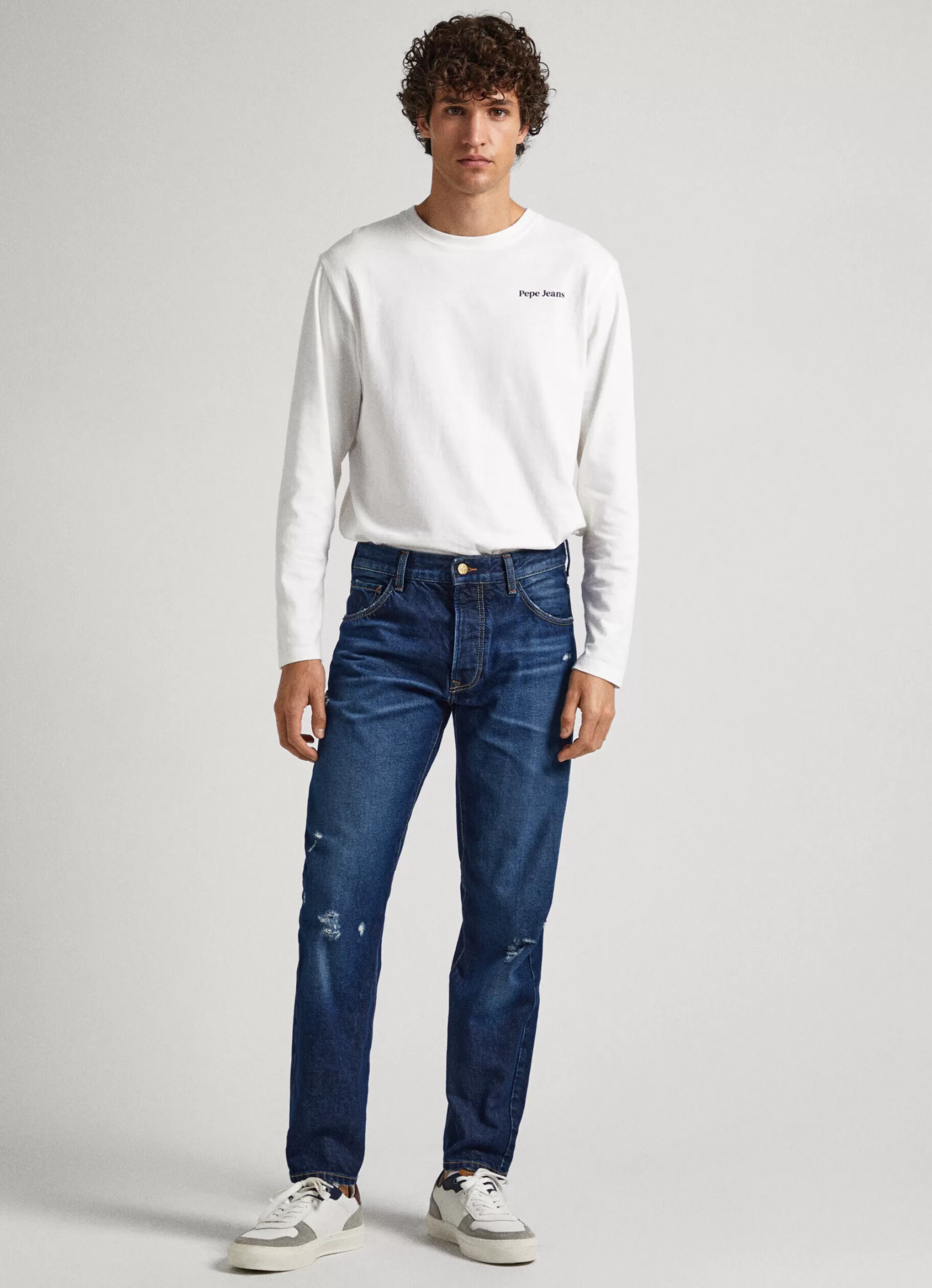 Homem Pepe Jeans Trends>Jeans Easton Relaxed Fit Drop Waist