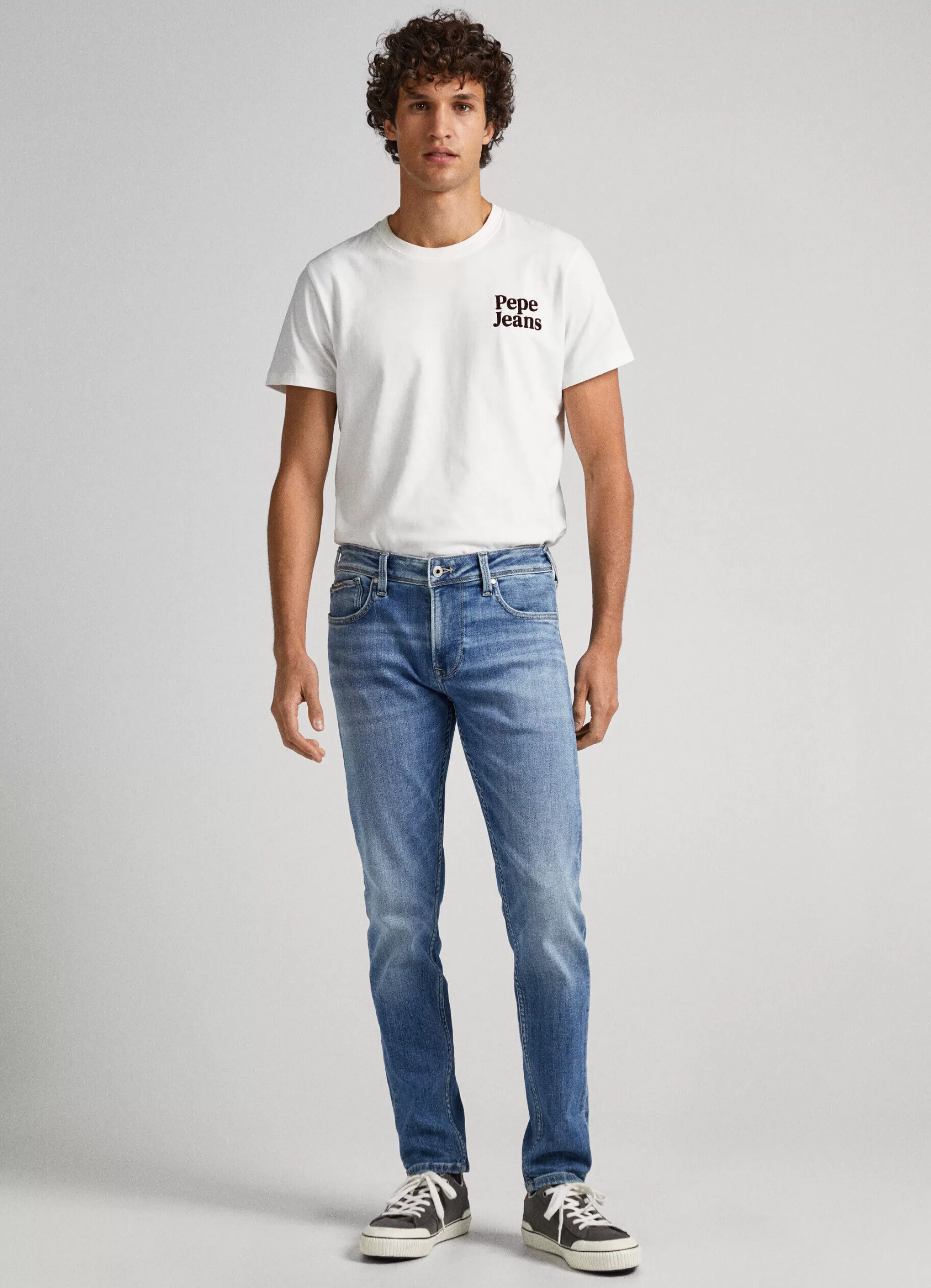 Homem Pepe Jeans Skinny>Jeans Finsbury Skinny Fit Low Rise