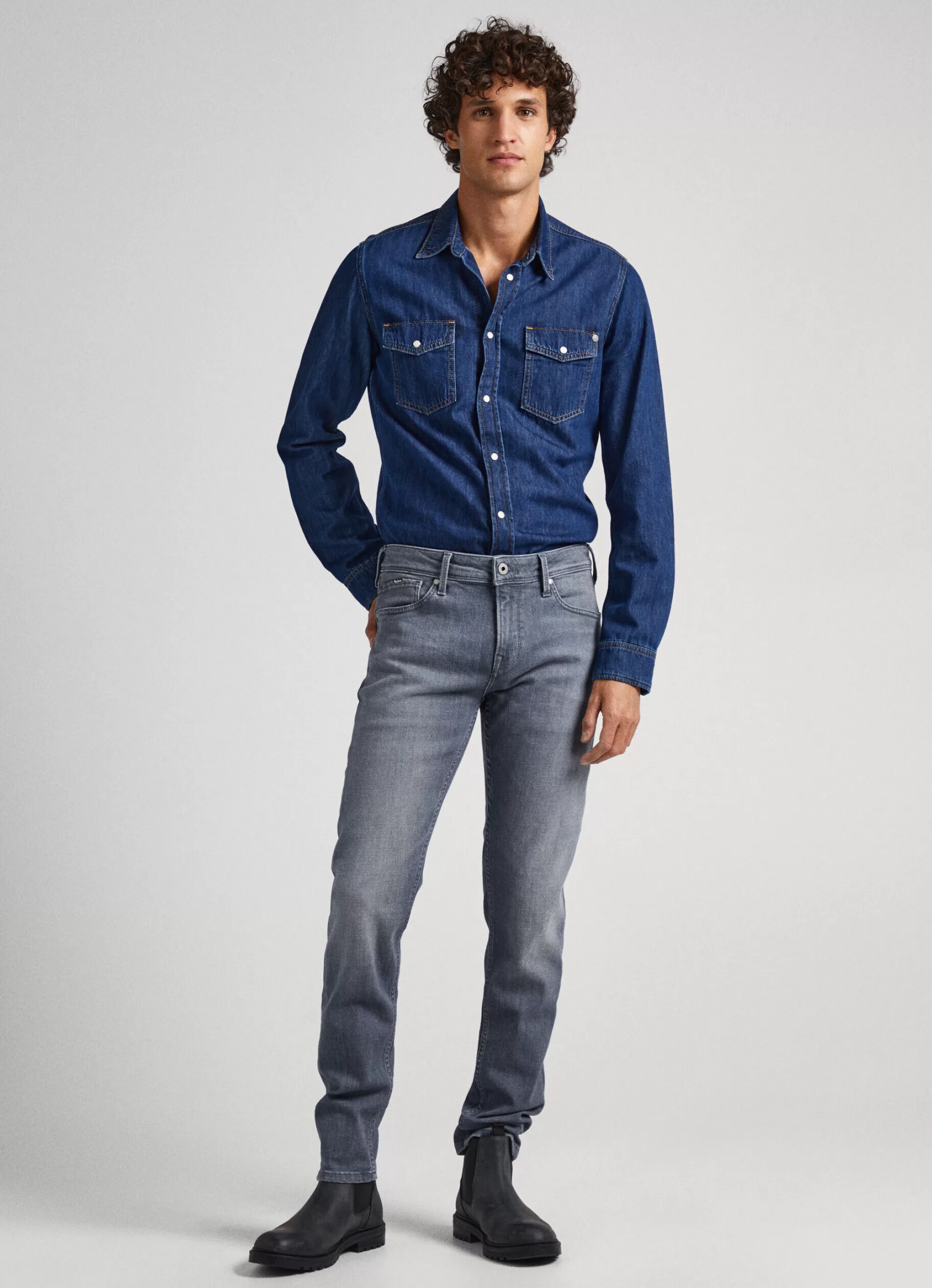 Homem Pepe Jeans Skinny>Jeans Finsbury Skinny Fit Low Rise