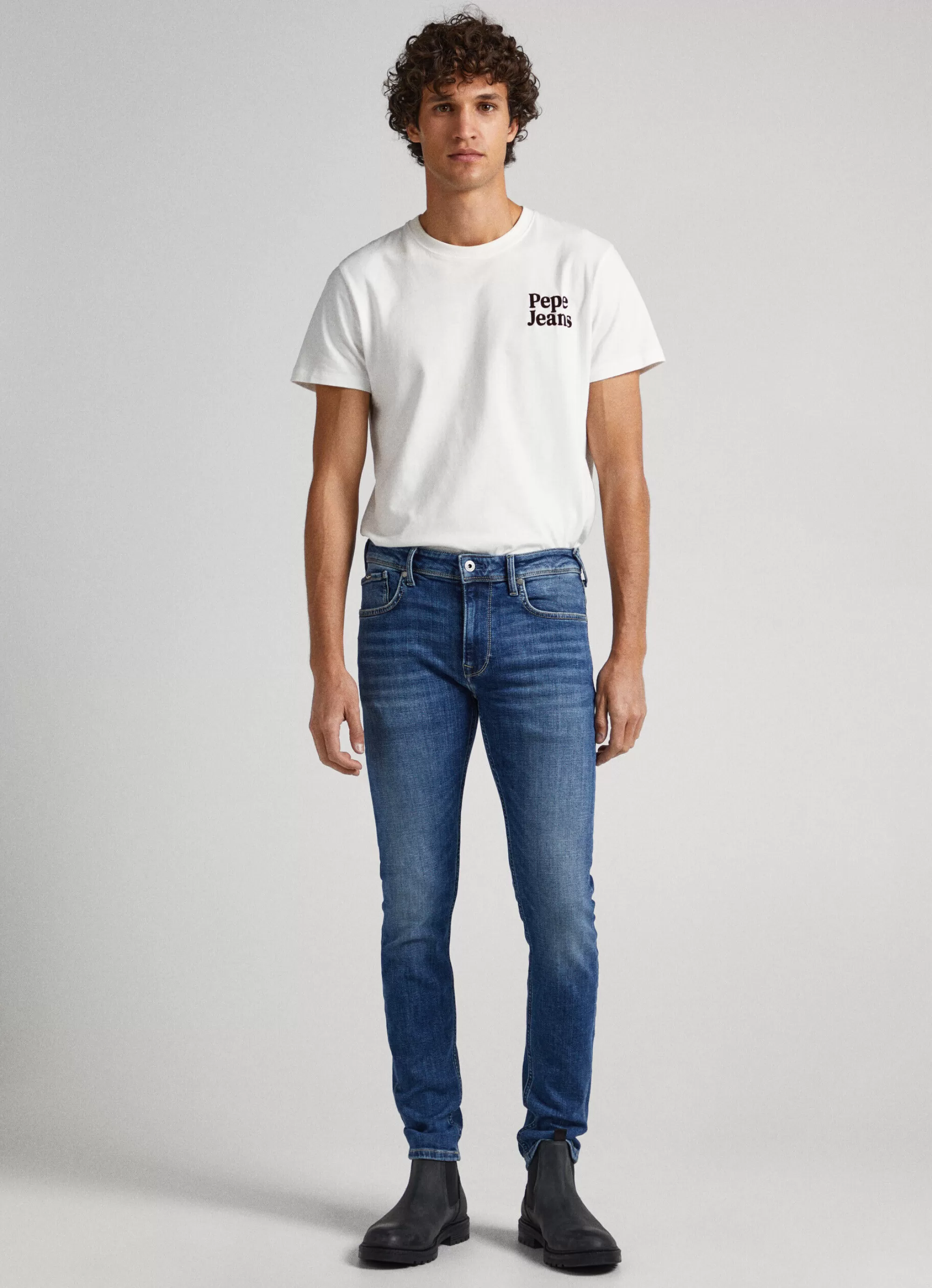 Homem Pepe Jeans Skinny>Jeans Finsbury Skinny Fit Low Rise