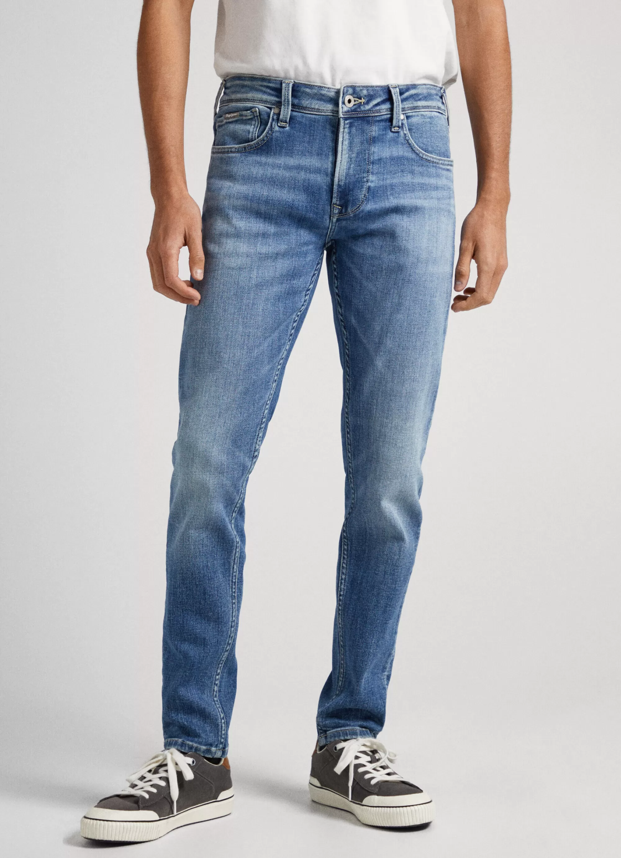 Homem Pepe Jeans Skinny>Jeans Finsbury Skinny Fit Low Rise