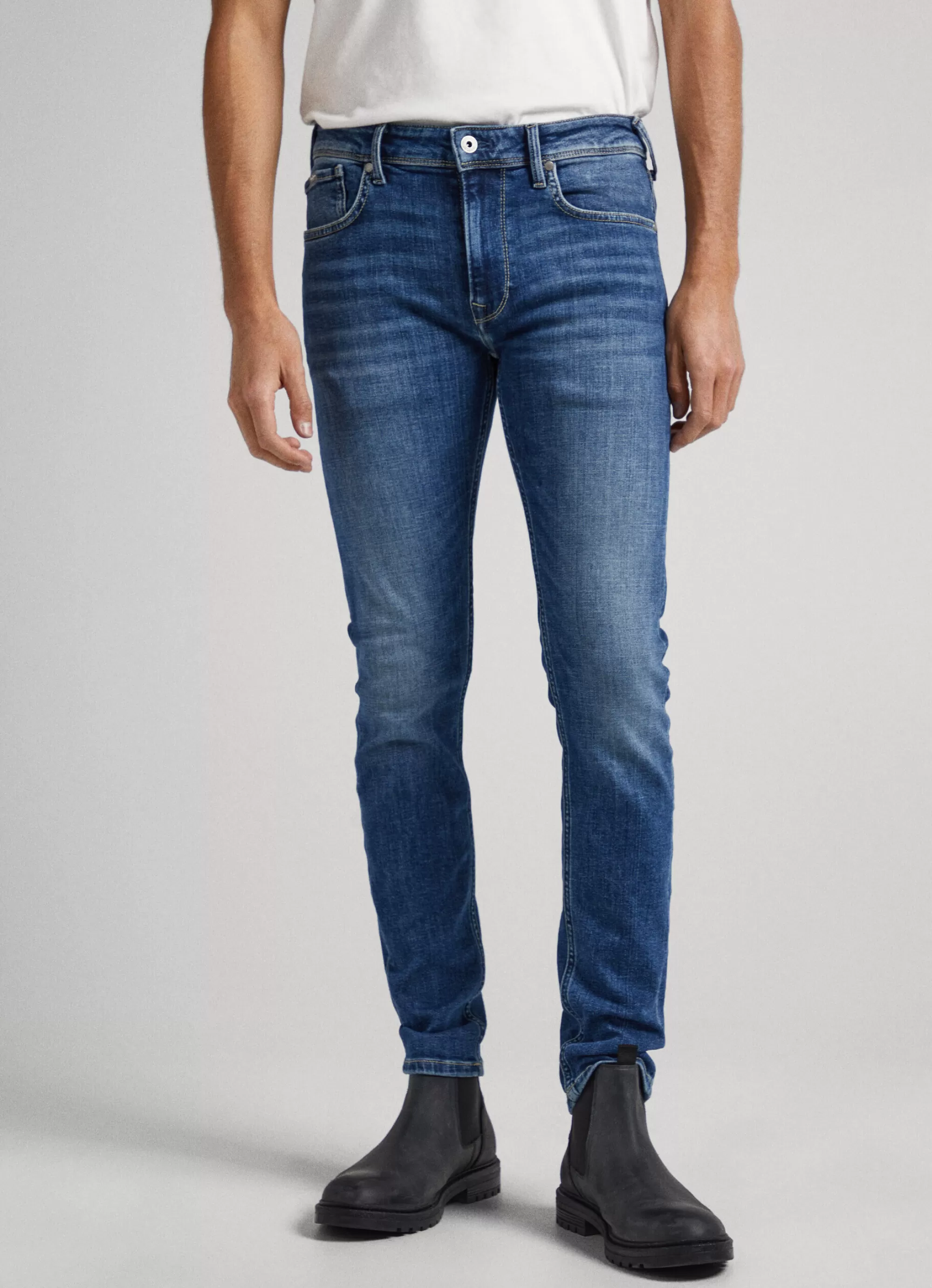 Homem Pepe Jeans Skinny>Jeans Finsbury Skinny Fit Low Rise