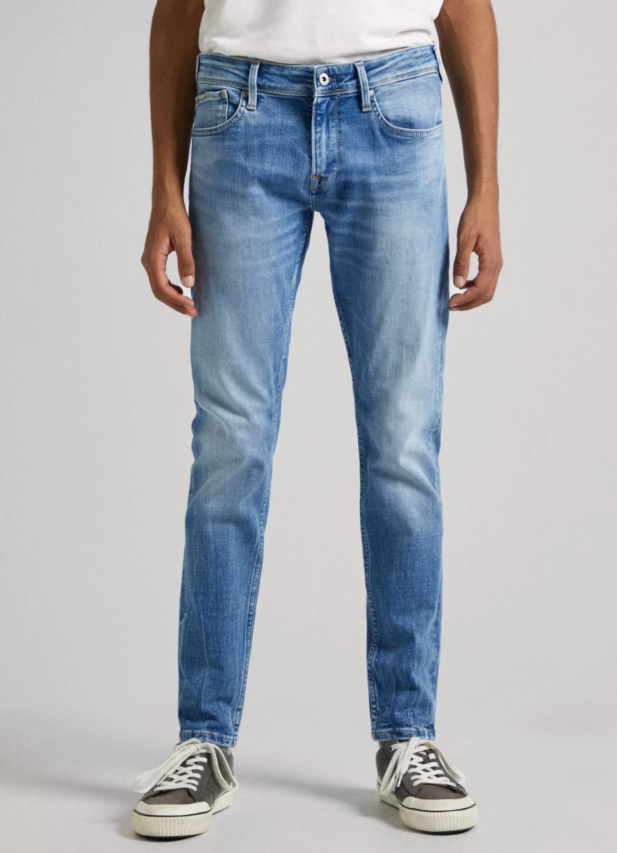 Homem Pepe Jeans Skinny>Jeans Finsbury Skinny Fit Low Rise