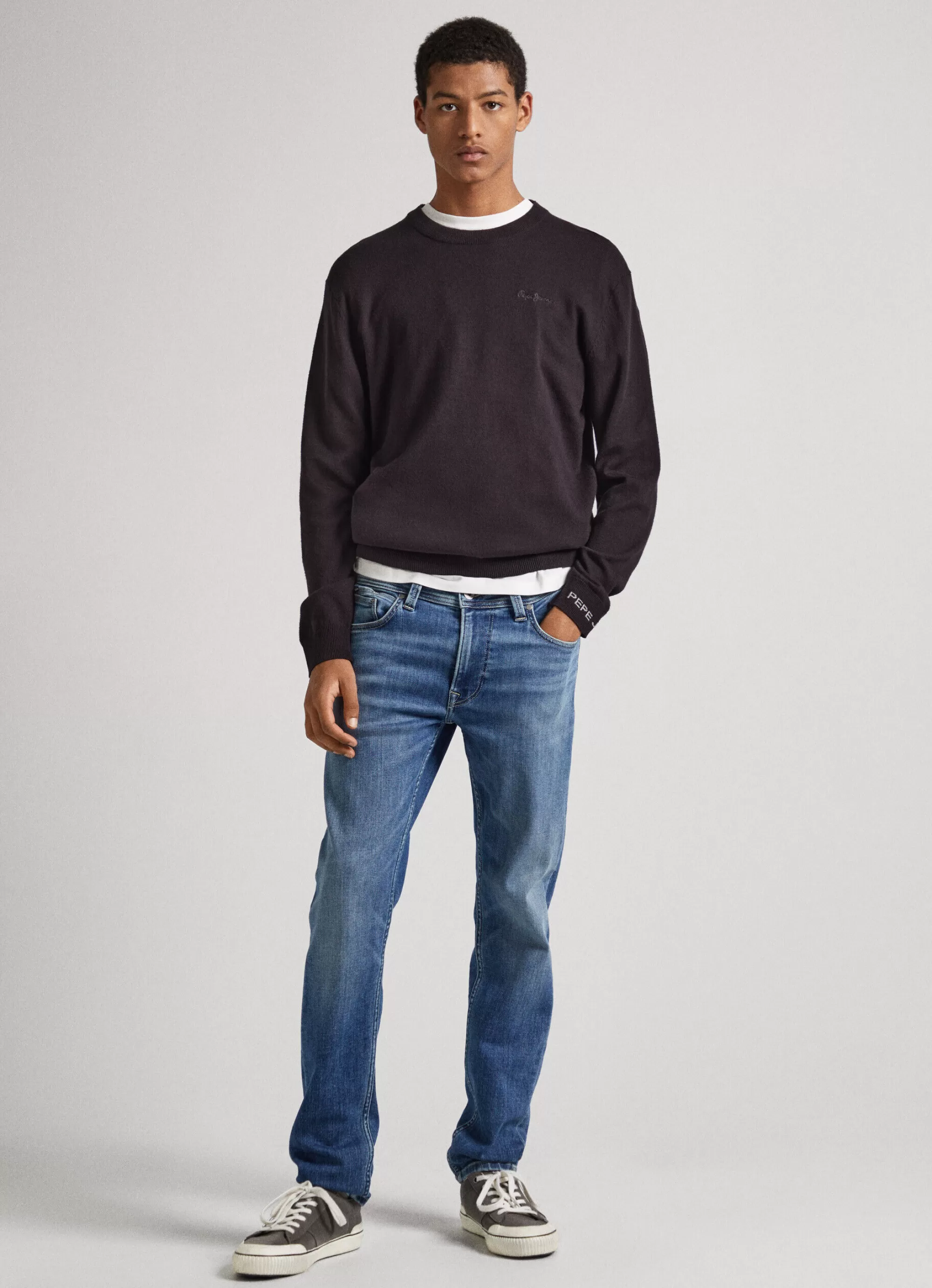 Homem Pepe Jeans Slim>Jeans Hatch Regular Slim Fit Mid Rise