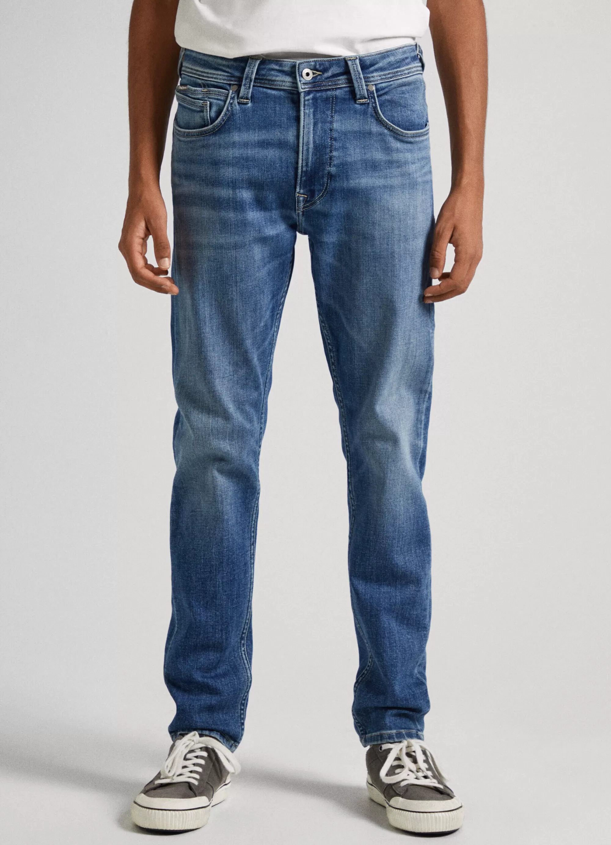 Homem Pepe Jeans Slim>Jeans Hatch Regular Slim Fit Mid Rise