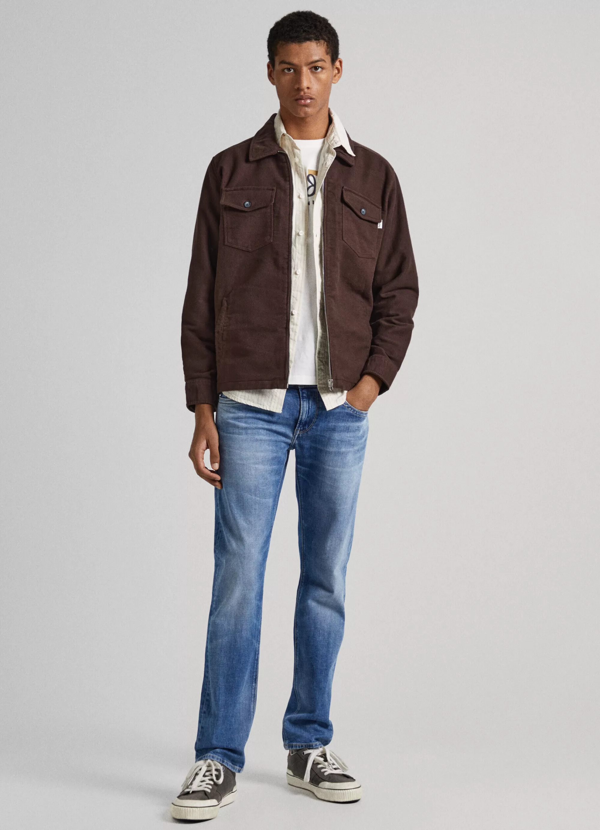 Homem Pepe Jeans Slim>Jeans Hatch Slim Fit Low-Rise