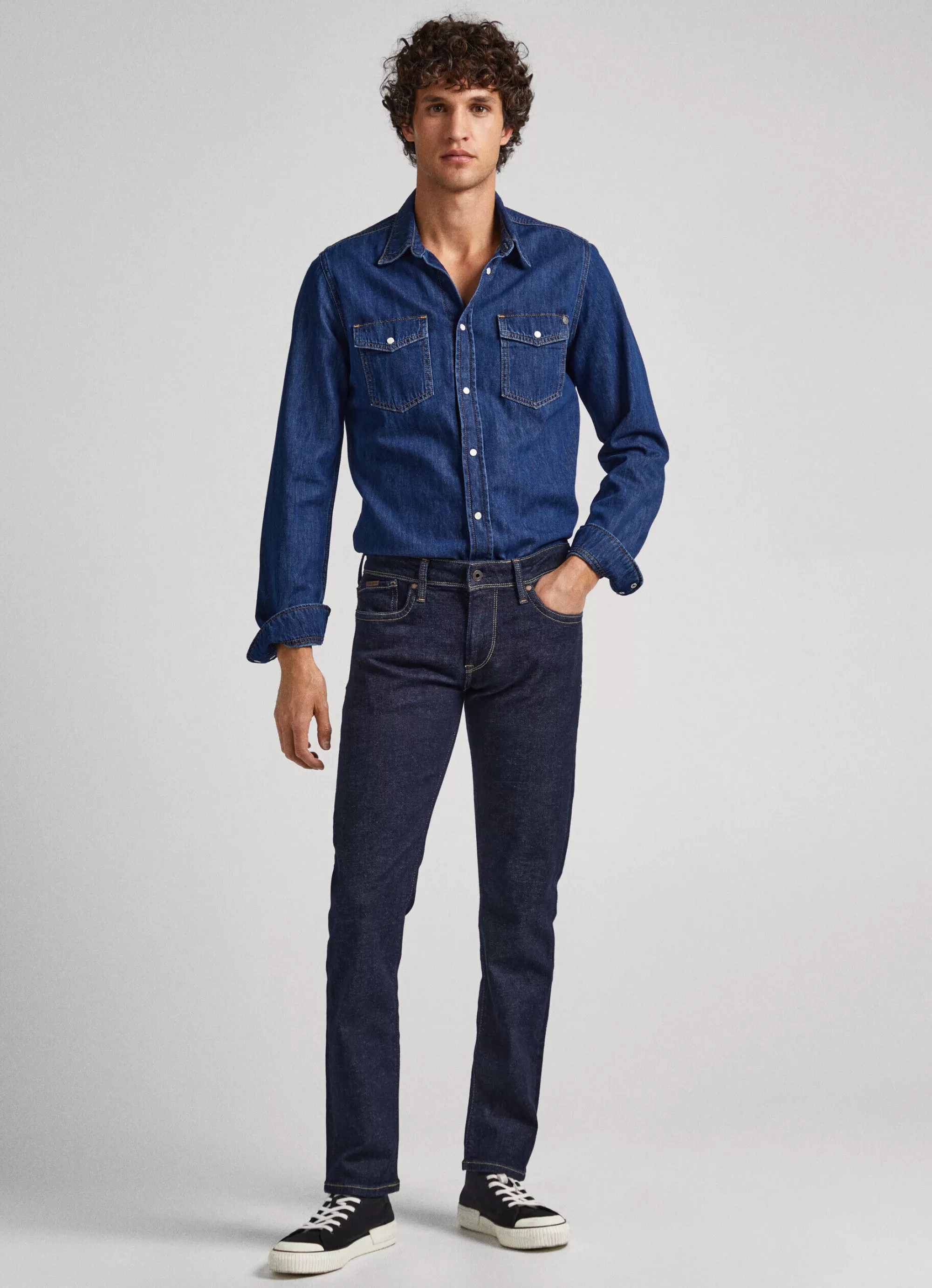 Homem Pepe Jeans Slim>Jeans Hatch Slim Fit Low-Rise