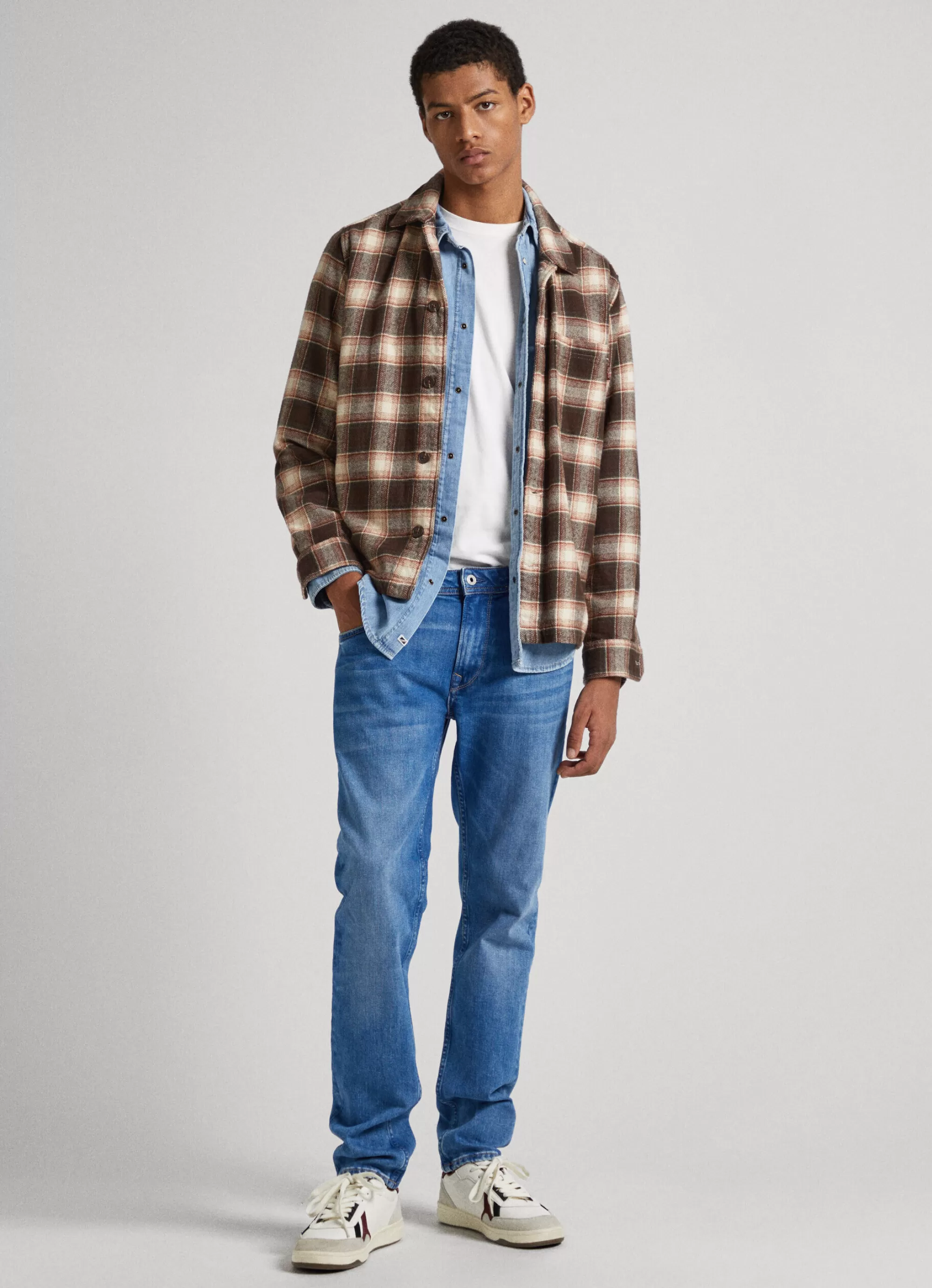 Homem Pepe Jeans Slim>Jeans Hatch Slim Fit Mid-Rise