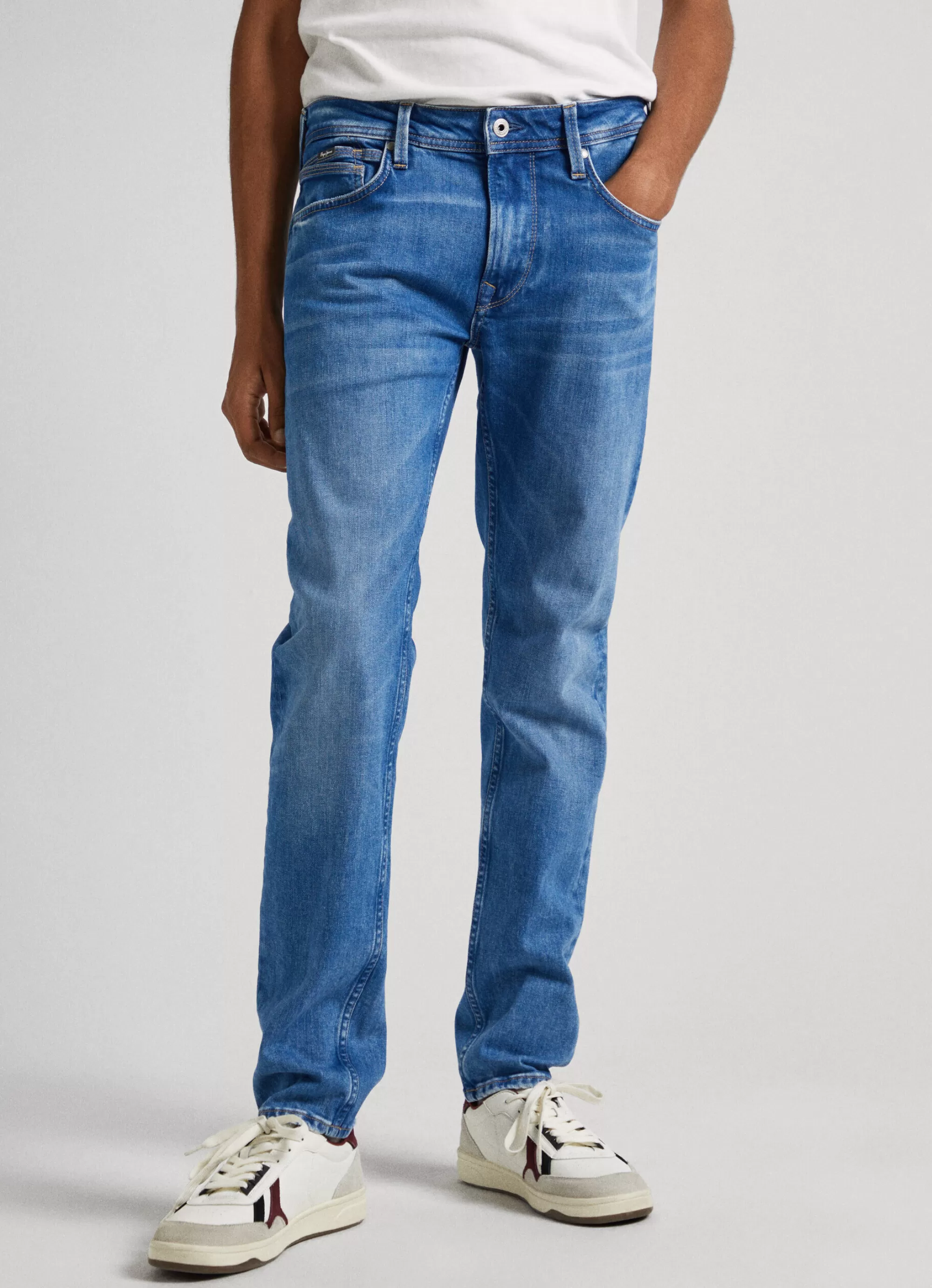 Homem Pepe Jeans Slim>Jeans Hatch Slim Fit Mid-Rise