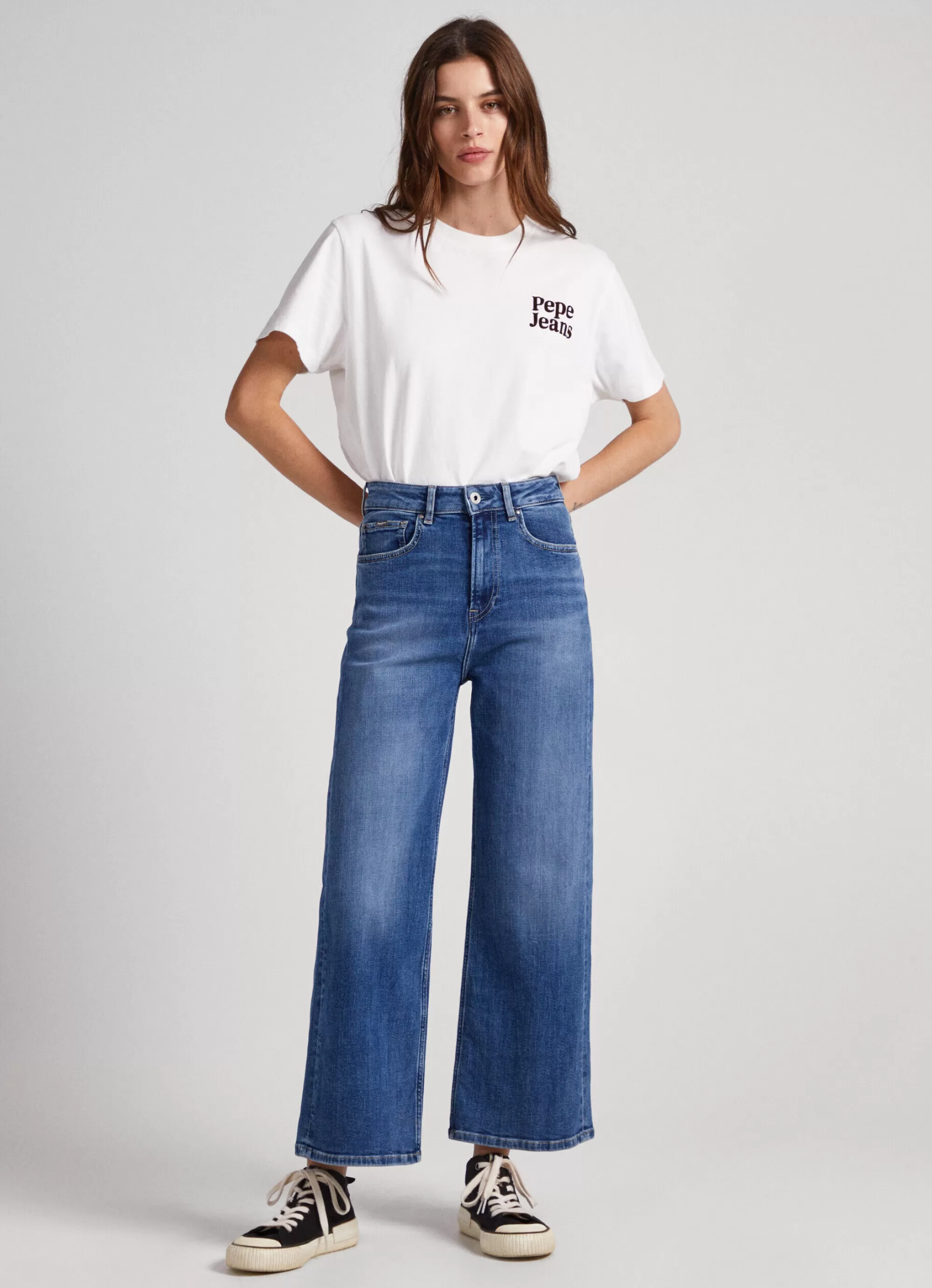 Mulher Pepe Jeans Trends>Jeans Lexa Sky High Waist Wide Leg