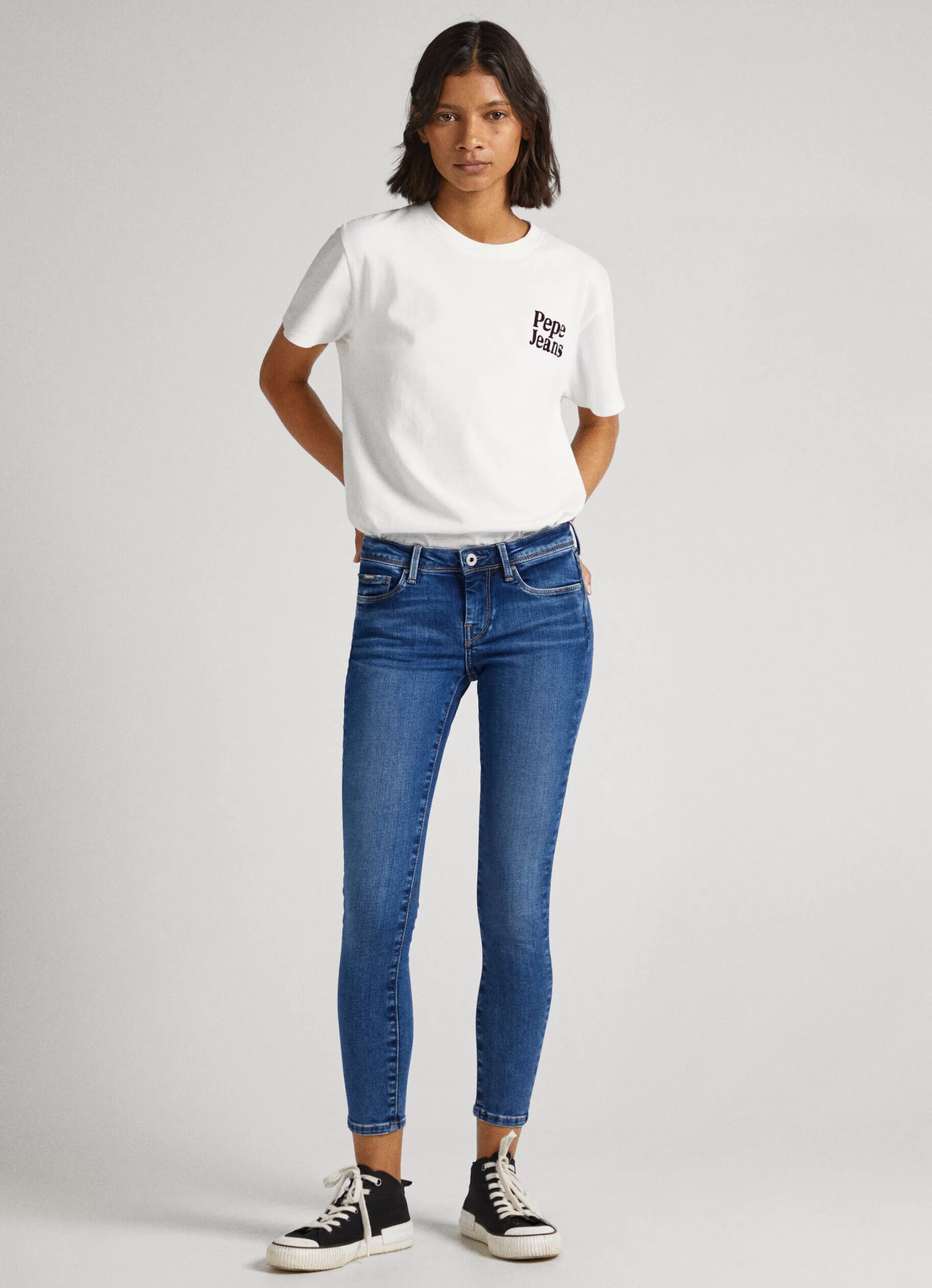 Mulher Pepe Jeans Skinny>Jeans Lola Skinny Fit Mid Rise