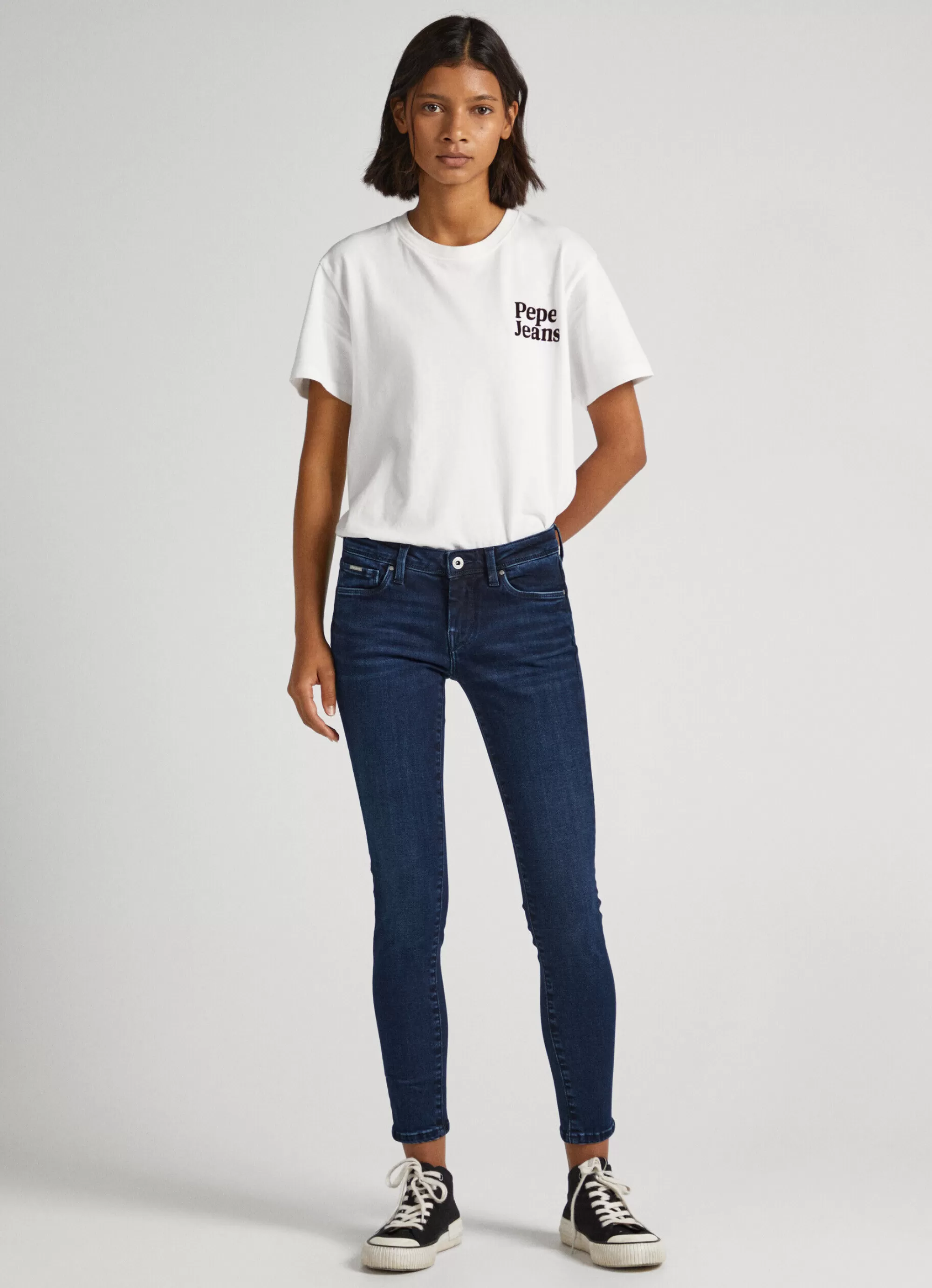 Mulher Pepe Jeans Skinny>Jeans Lola Skinny Fit Mid Rise