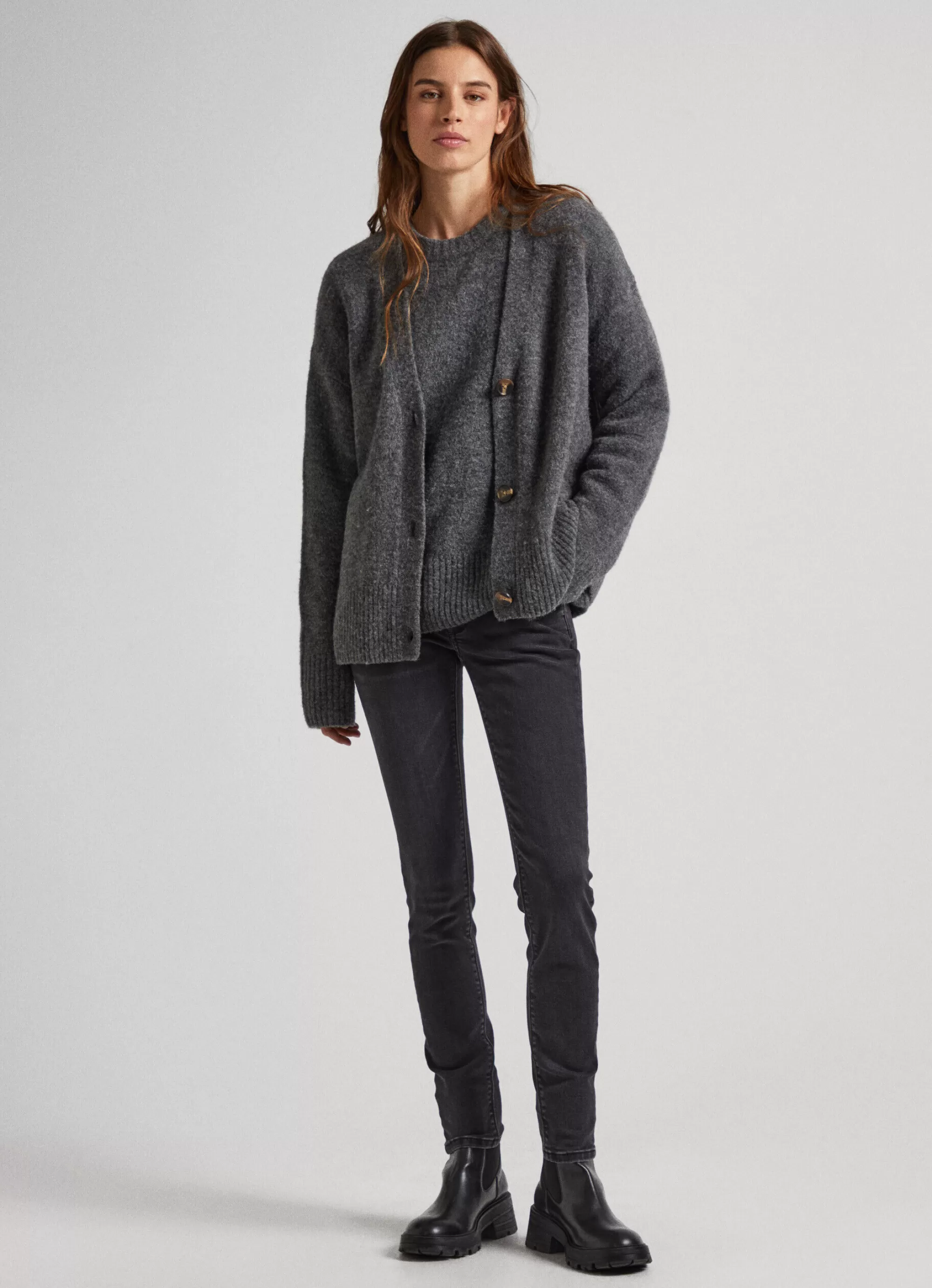 Mulher Pepe Jeans Slim>Jeans New Brooke Regular Fit Mid-Rise