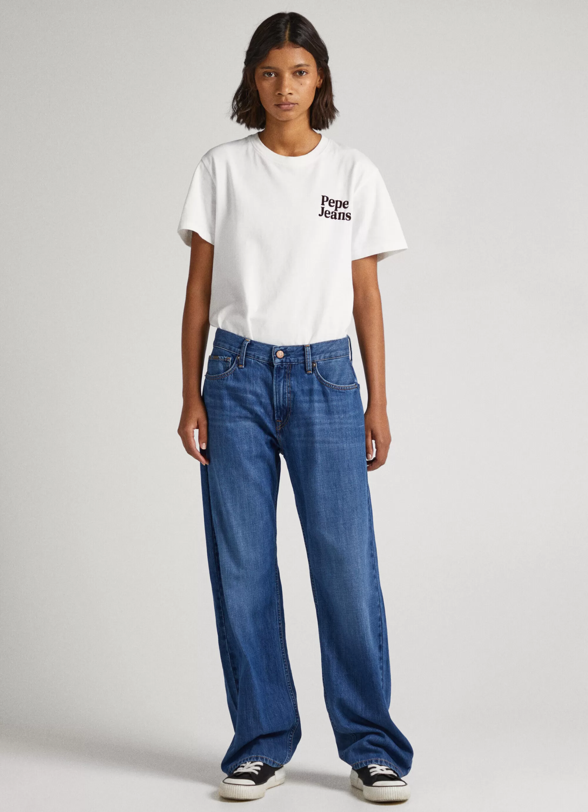 Mulher Pepe Jeans Straight>Jeans Nicky Fit Boyfriend Low Waist