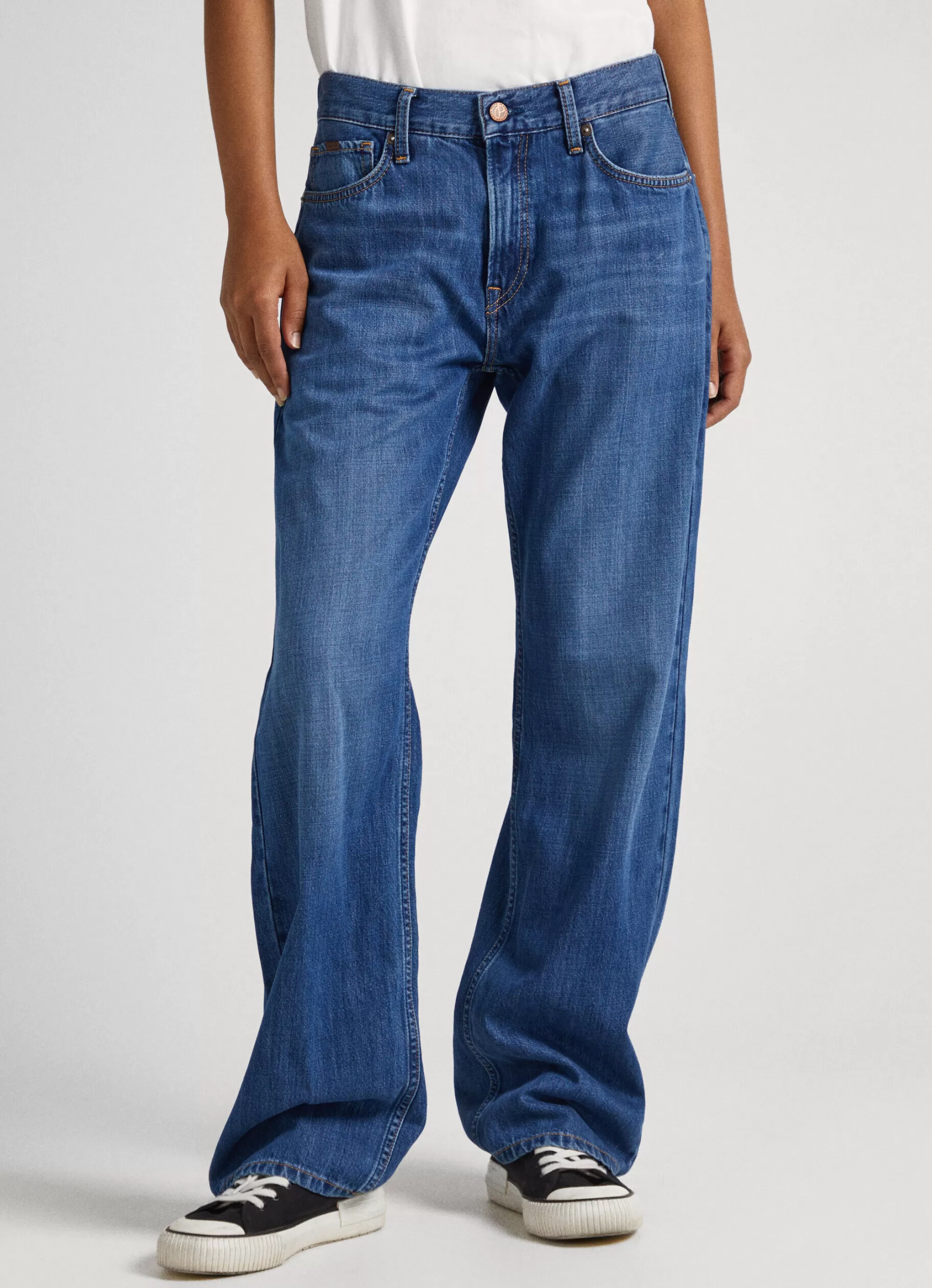 Mulher Pepe Jeans Straight>Jeans Nicky Fit Boyfriend Low Waist