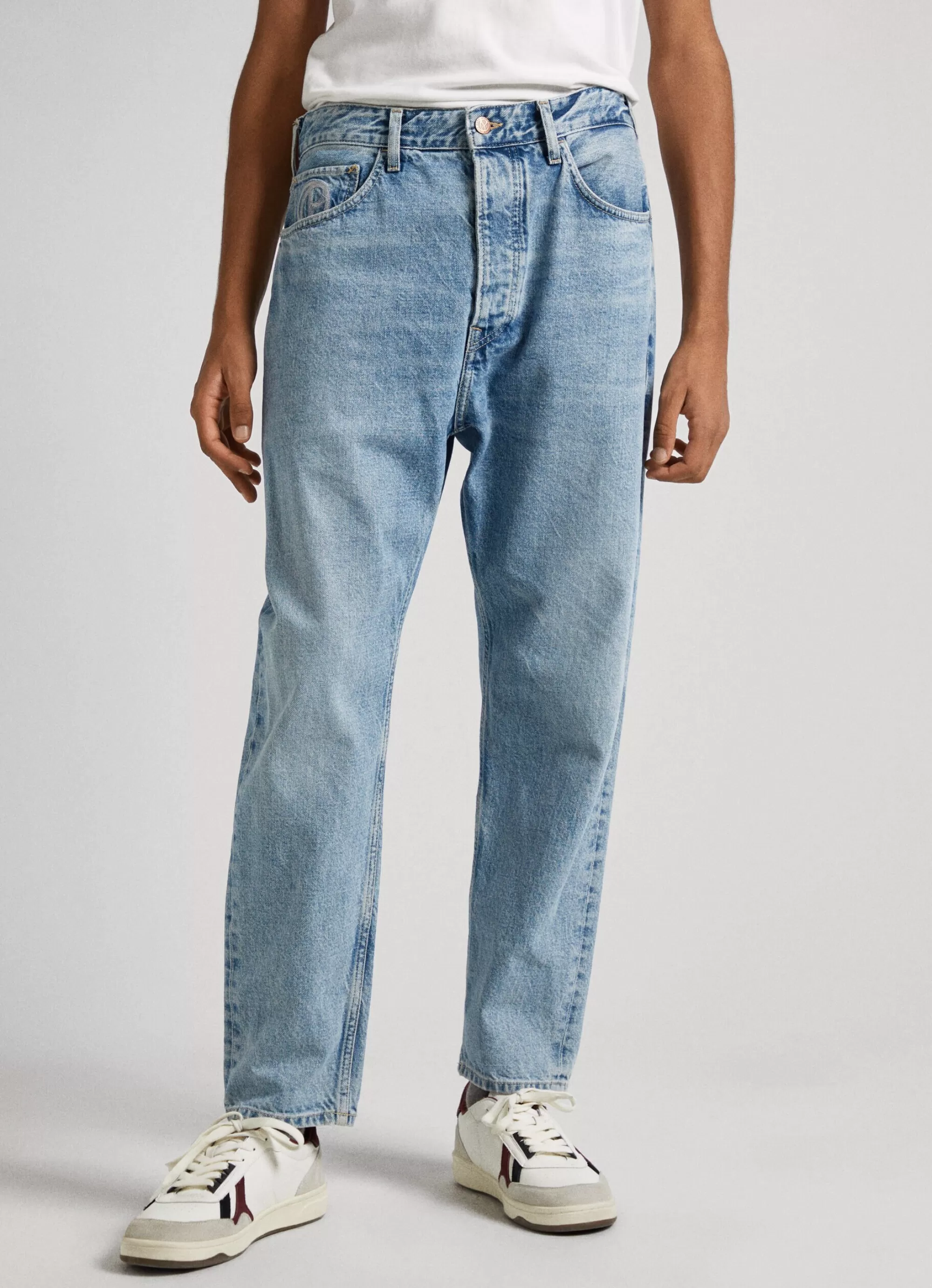 Homem Pepe Jeans Loose>Jeans Nils Loose Fit Drop