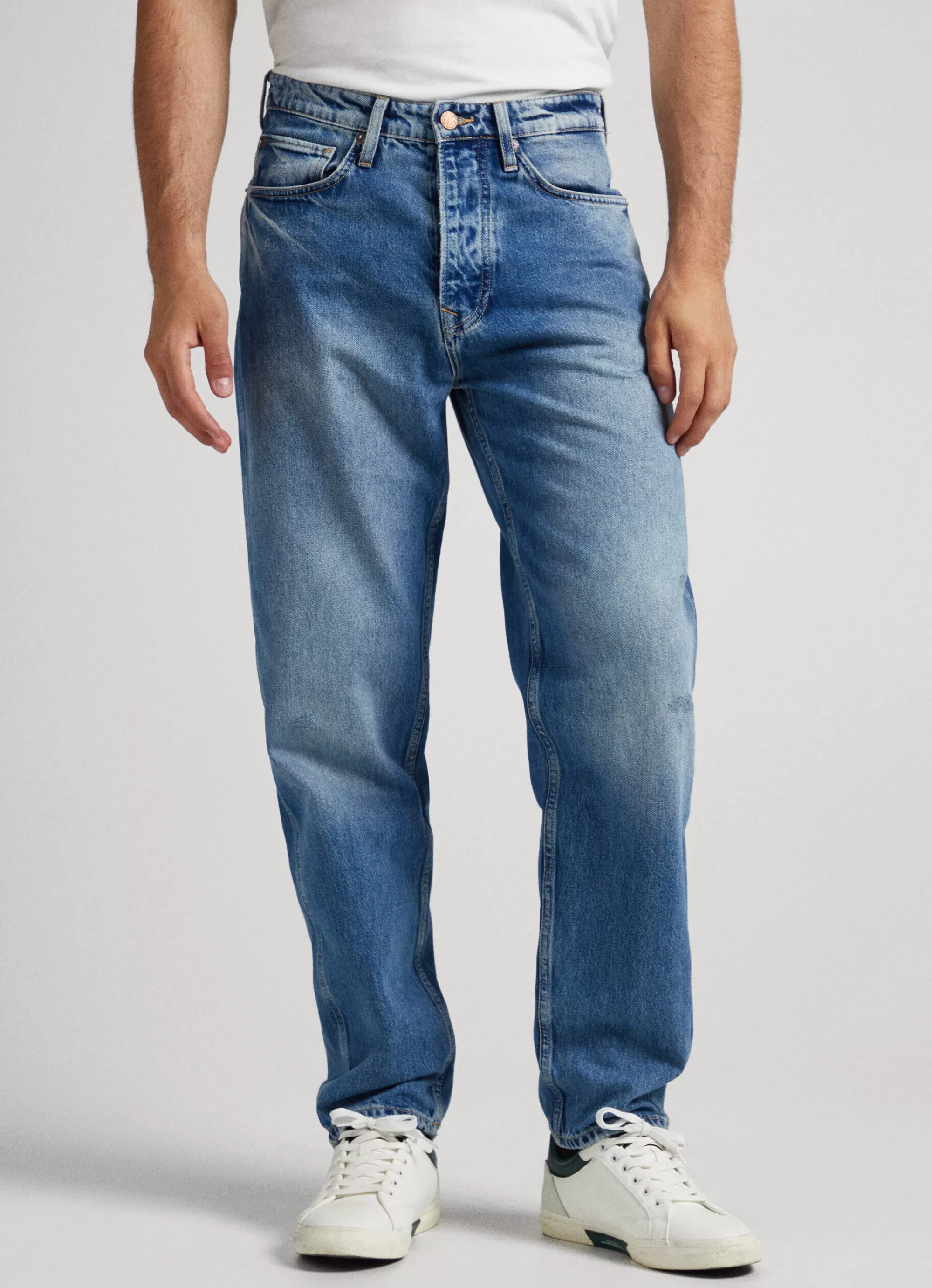 Homem Pepe Jeans Loose>Jeans Nils Loose Fit Drop-Rise