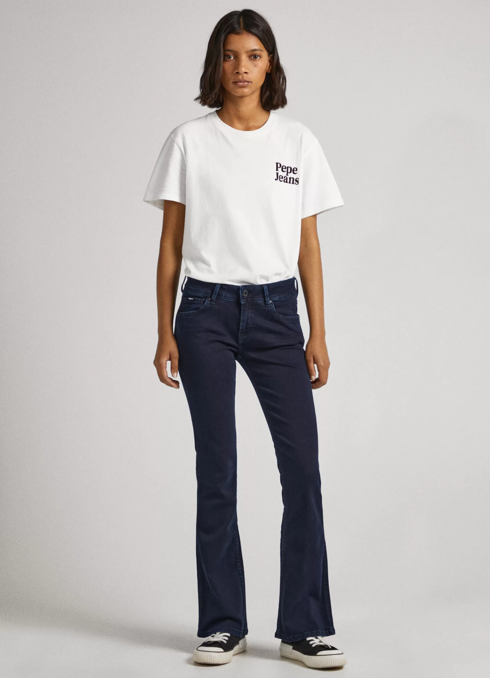 Mulher Pepe Jeans Flare E Boot Cut>Jeans Pimlico Regular Fit Mid Rise