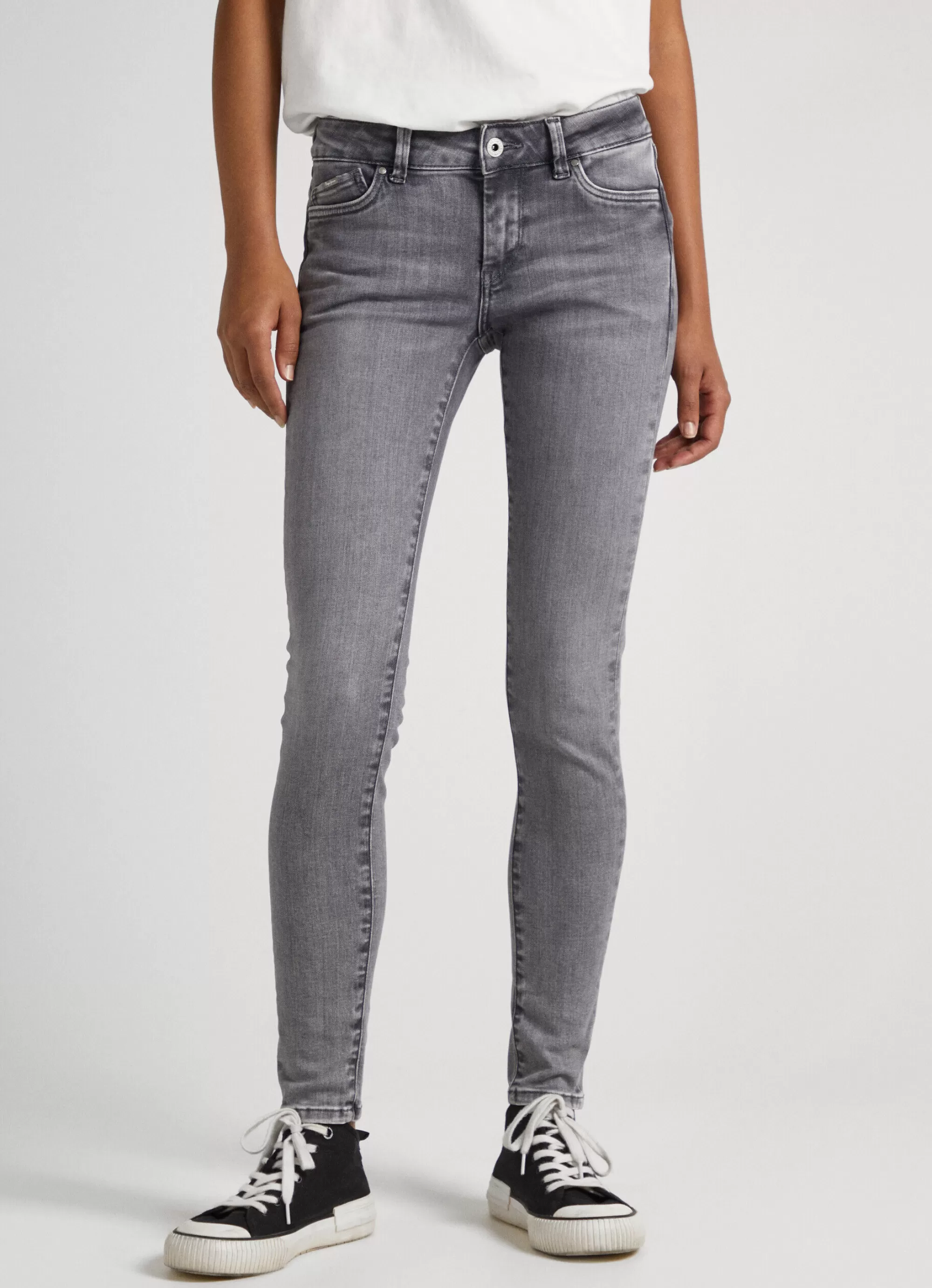 Mulher Pepe Jeans Skinny>Jeans Pixie Skinny Fit Mid Rise