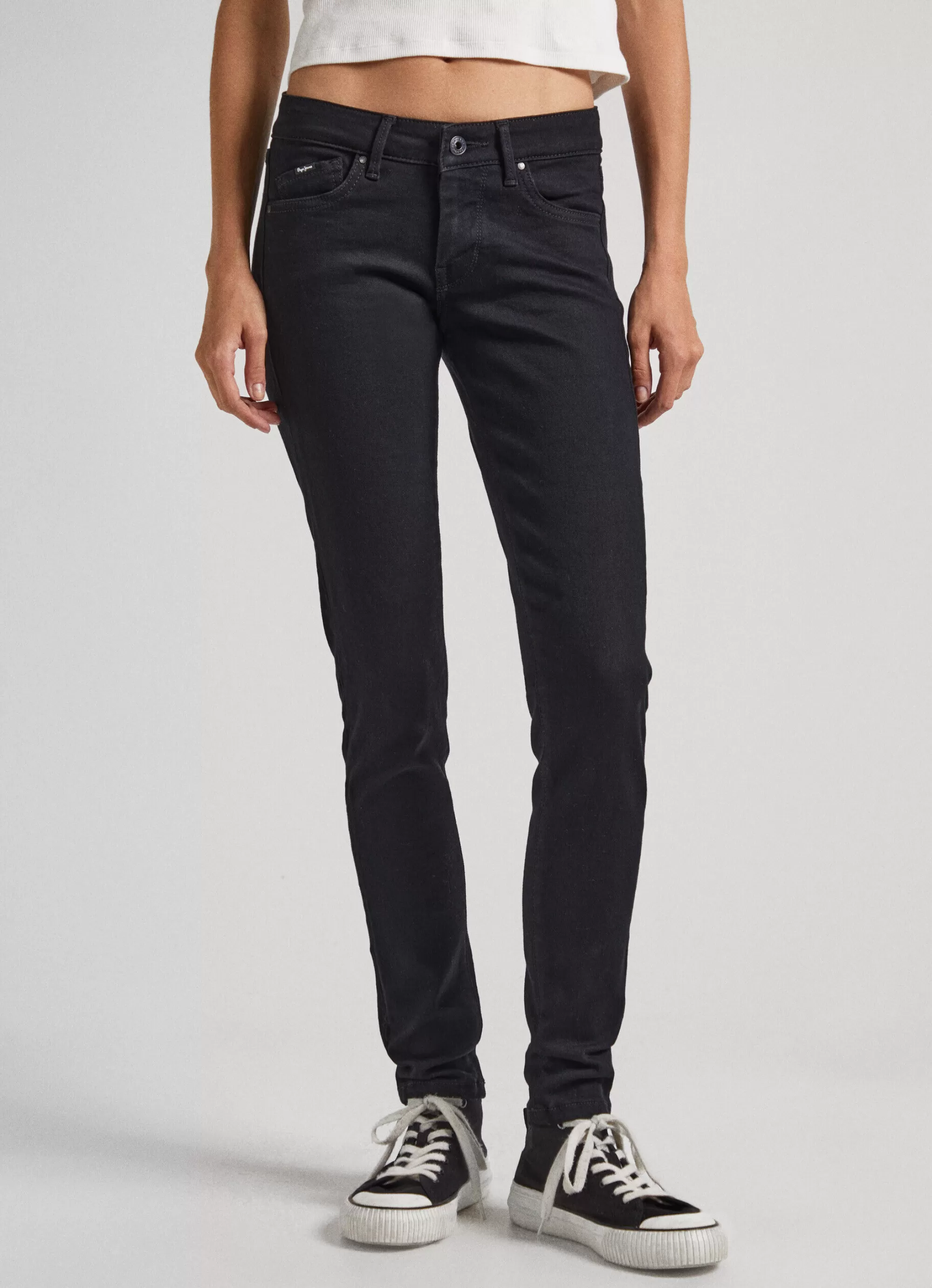 Mulher Pepe Jeans Skinny>Jeans Pixie Skinny Fit Mid-Rise