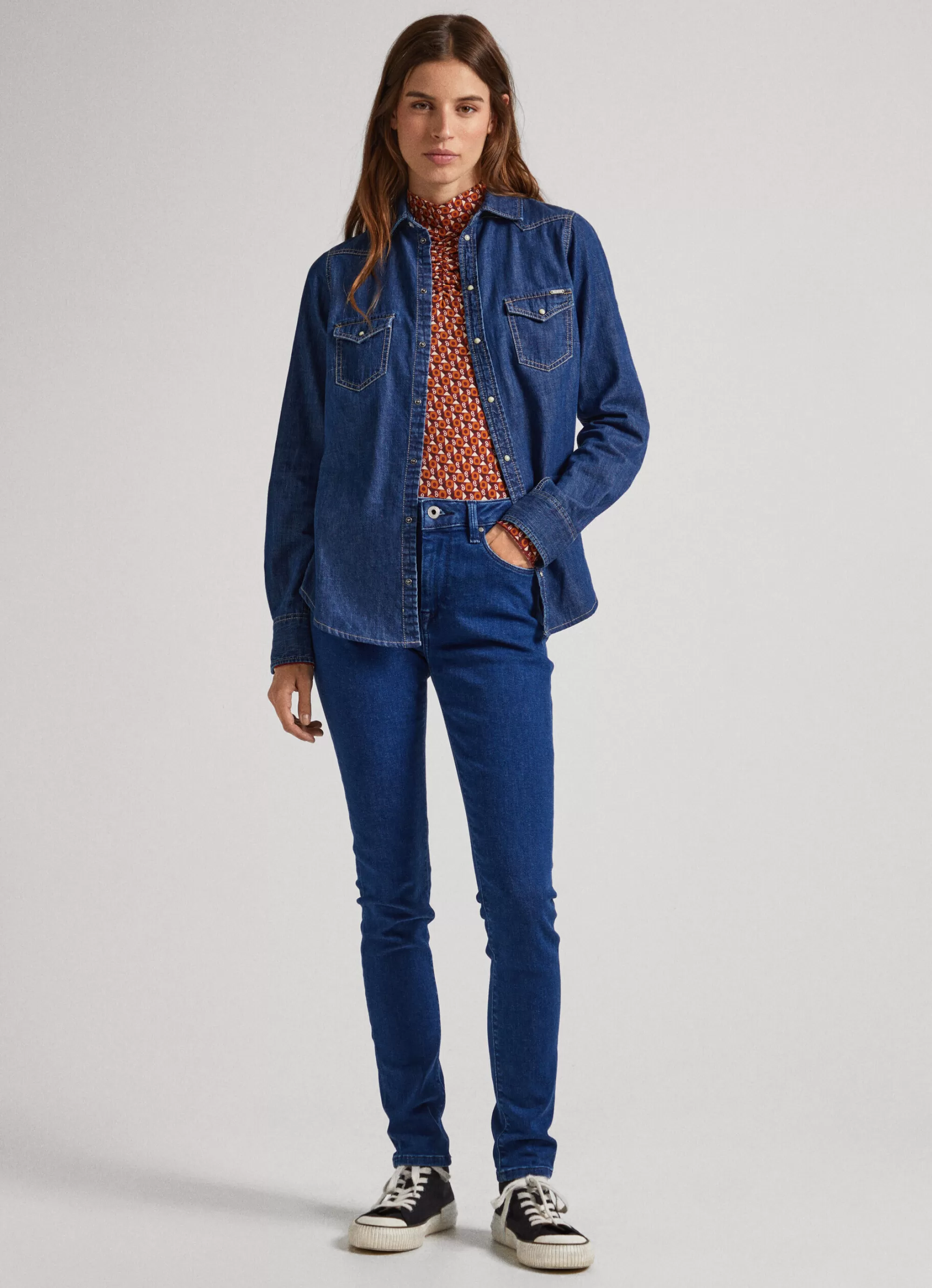 Mulher Pepe Jeans Skinny>Jeans Regent Skinny Fit High-Rise