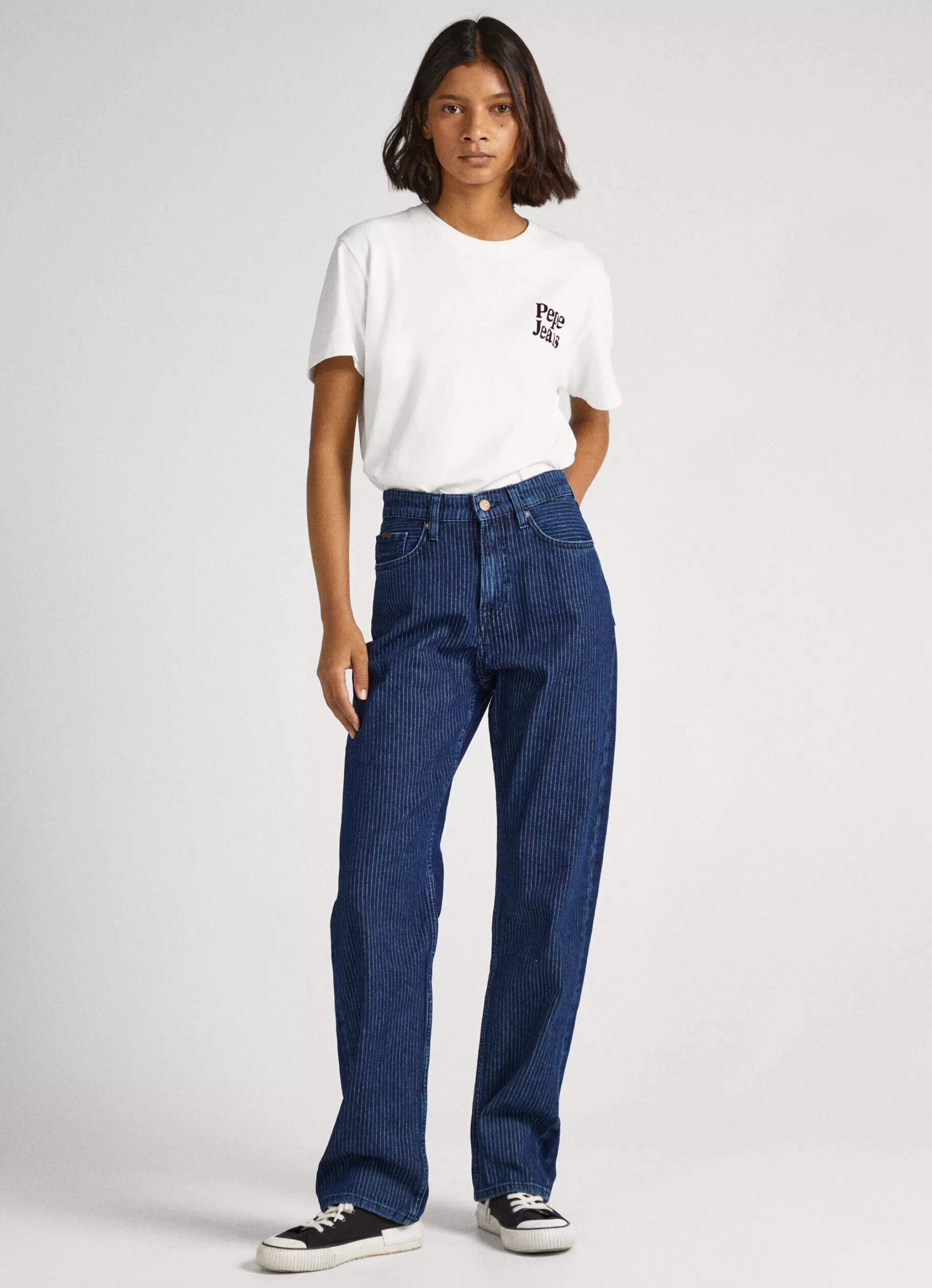 Mulher Pepe Jeans Straight>Jeans Robyn Regular Fit High Waist