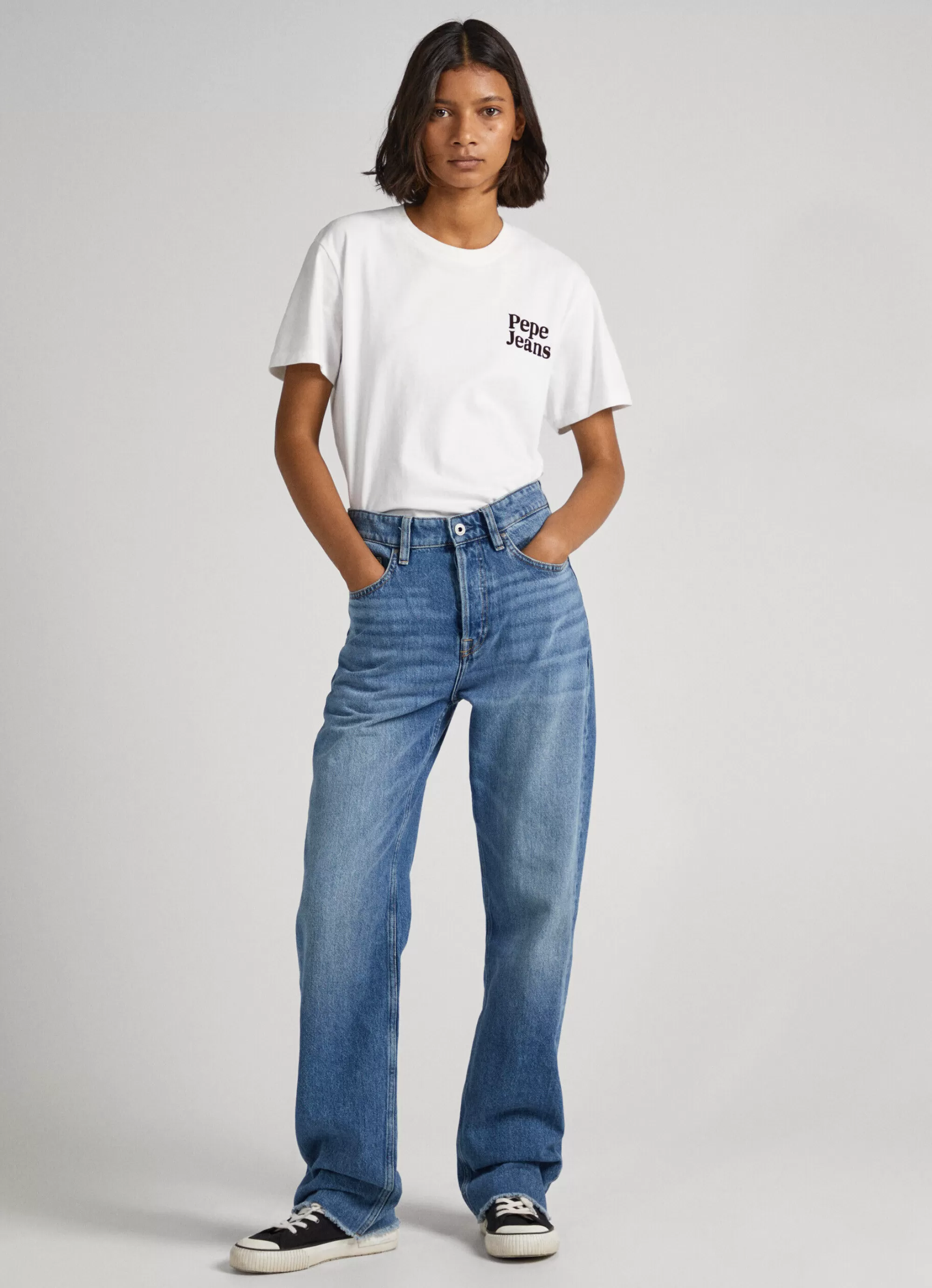 Mulher Pepe Jeans Straight>Jeans Robyn Regular Fit High-Rise