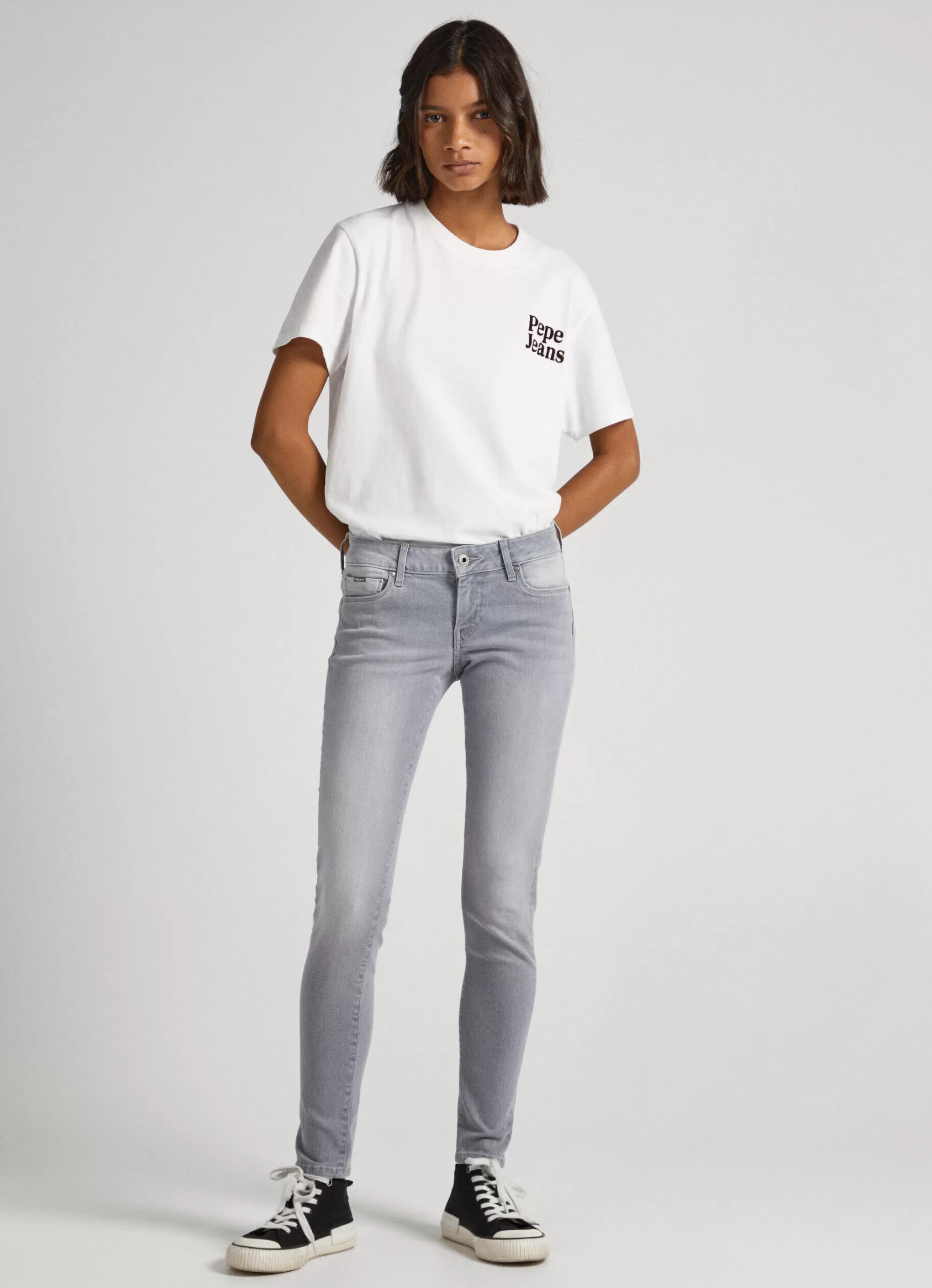 Mulher Pepe Jeans Skinny>Jeans Soho Skinny Fit Mid Rise