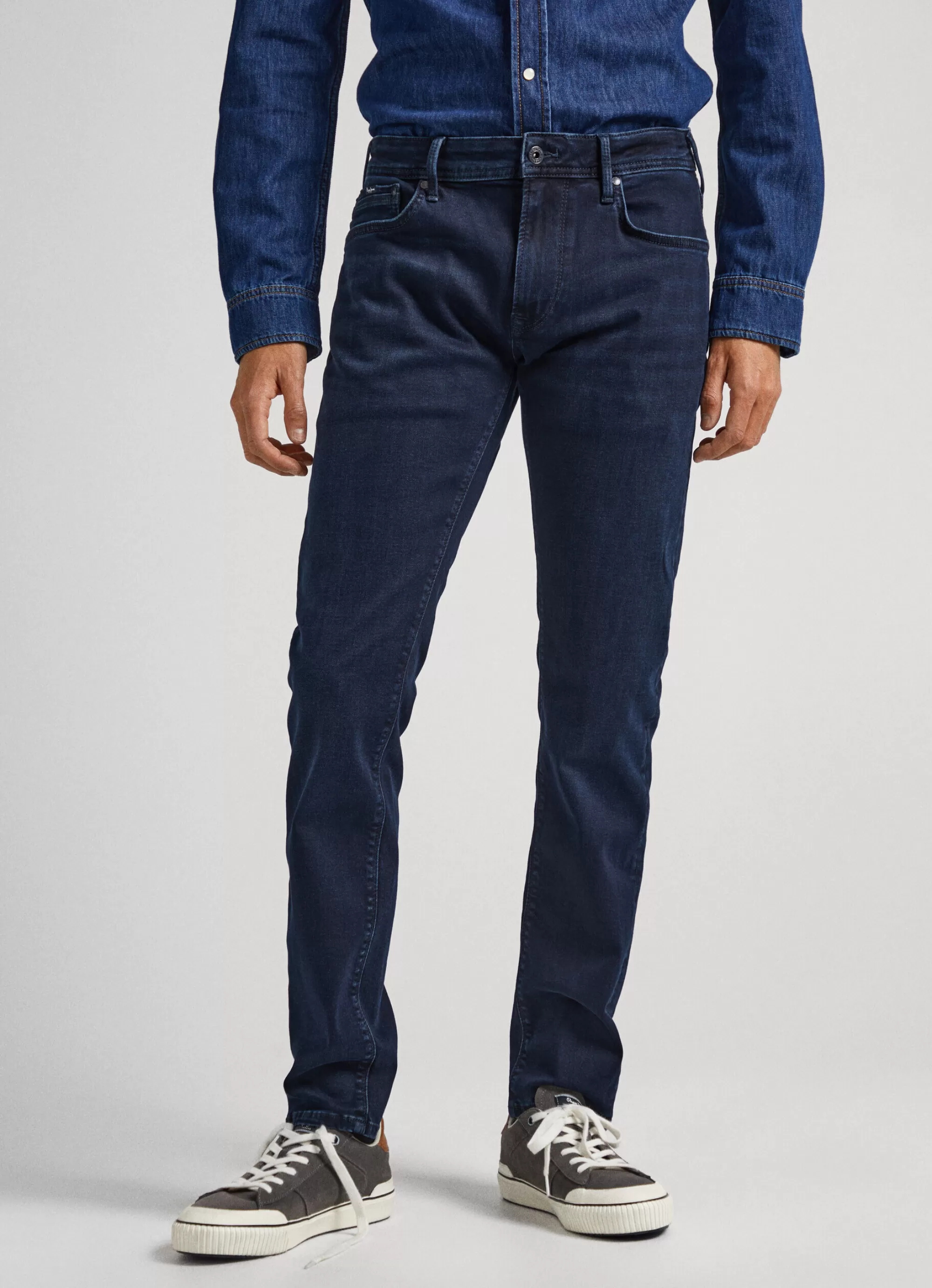 Homem Pepe Jeans Regular>Jeans Stanley Regular Fit Mid Rise