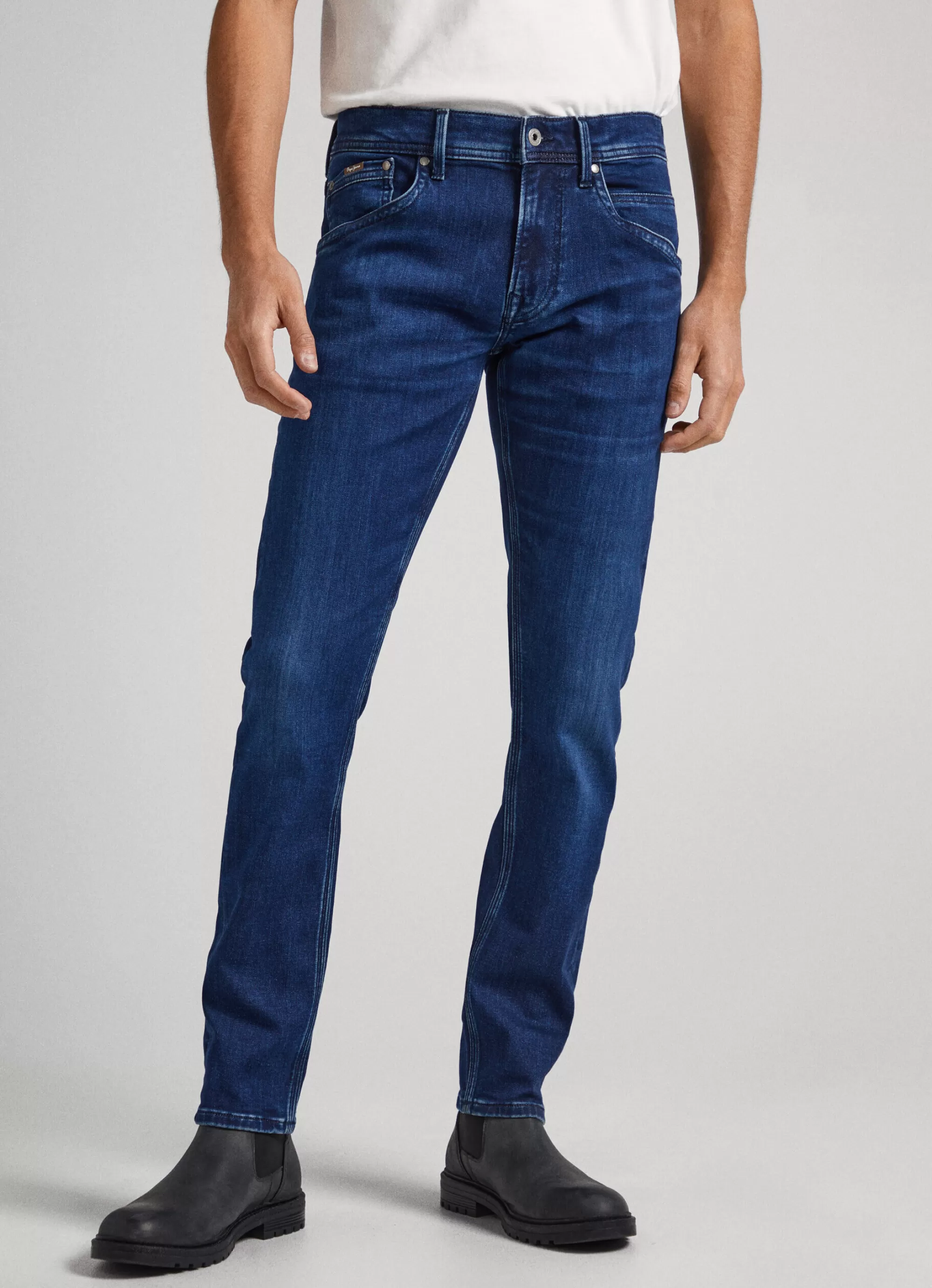 Homem Pepe Jeans Regular>Jeans Track Fit Regular Rise