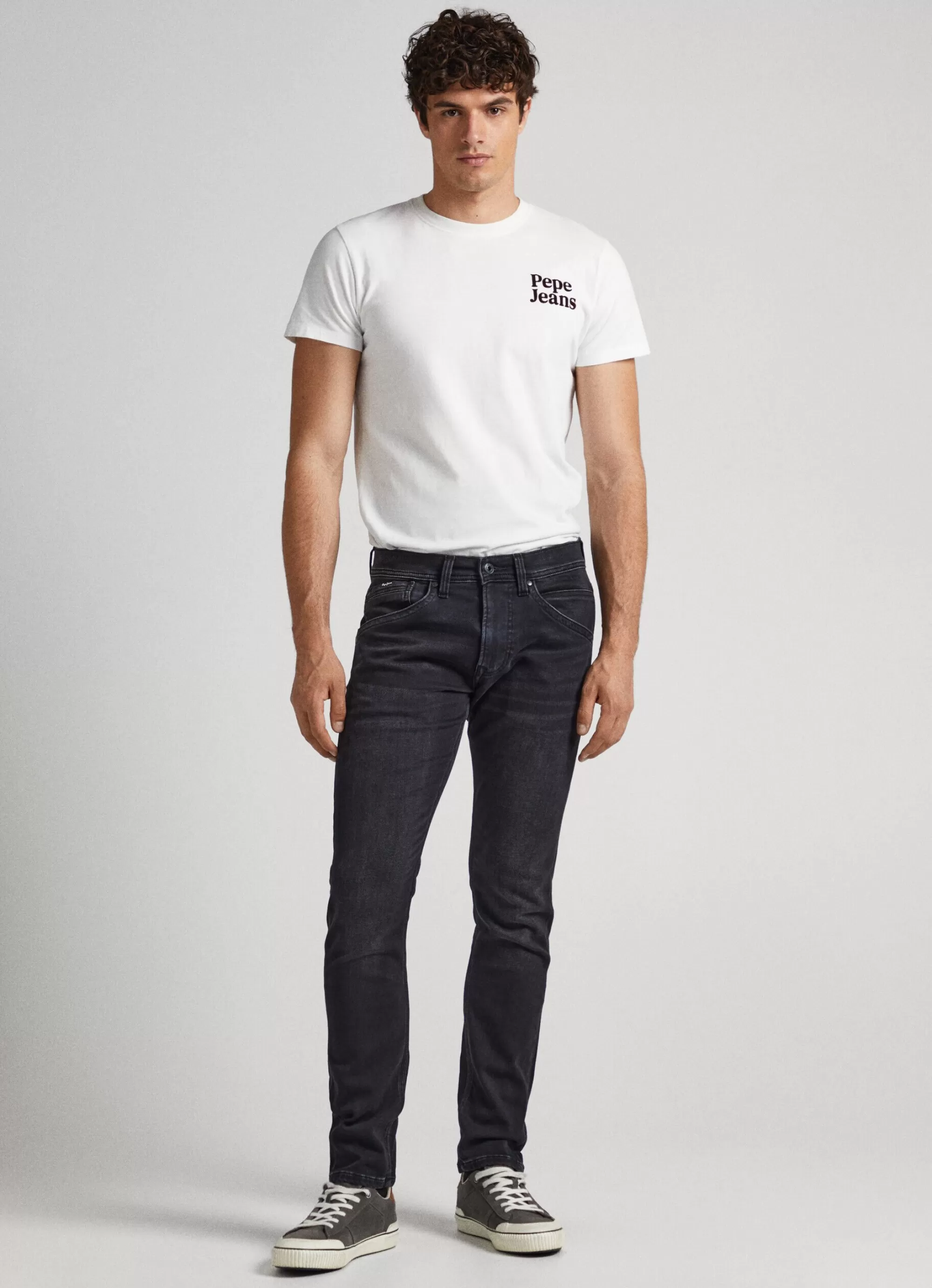 Homem Pepe Jeans Trends>Jeans Track Regular Fit Mid Rise