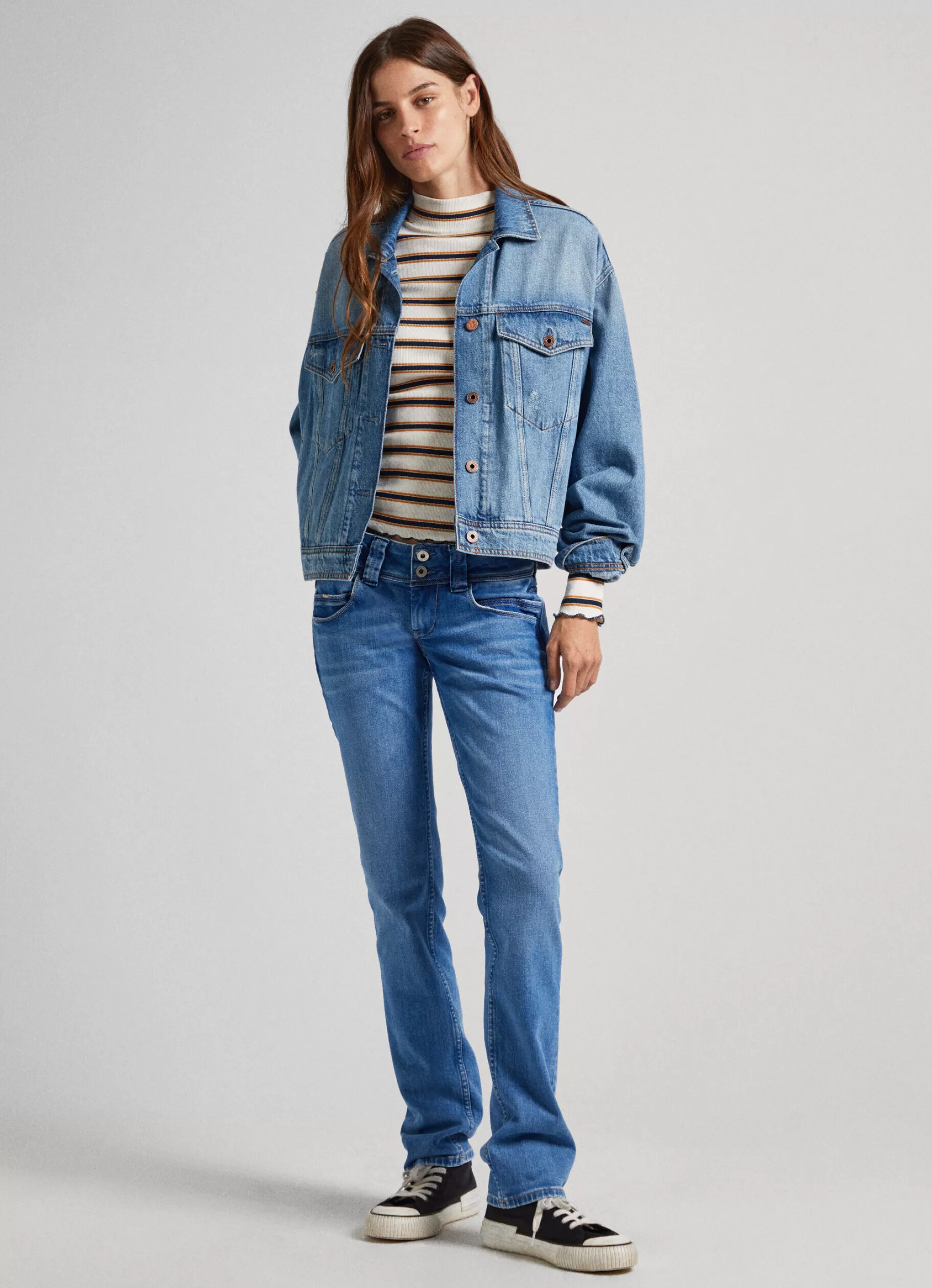 Mulher Pepe Jeans Straight>Jeans Venus Regular Fit Low Rise