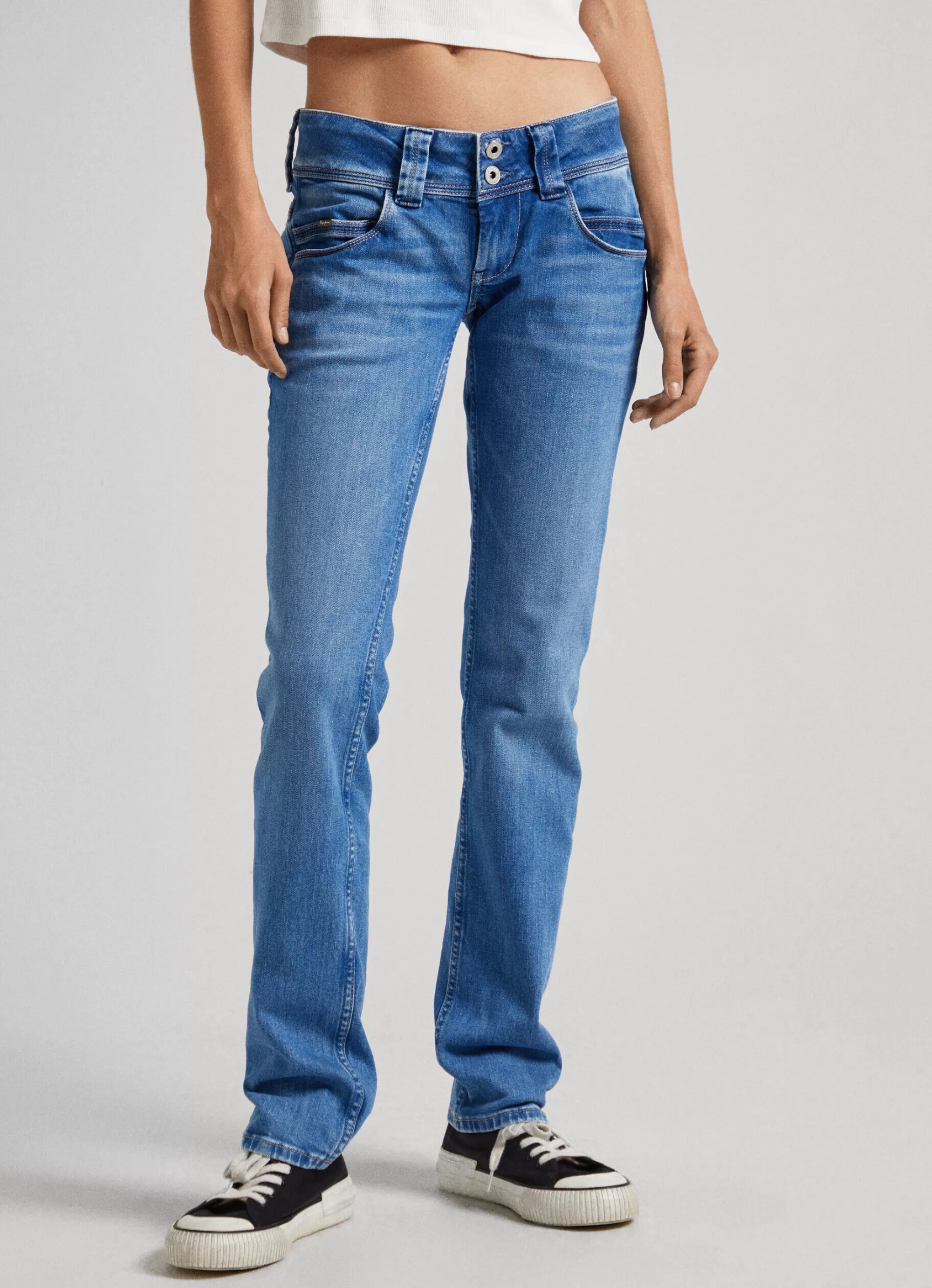 Mulher Pepe Jeans Straight>Jeans Venus Regular Fit Low Rise