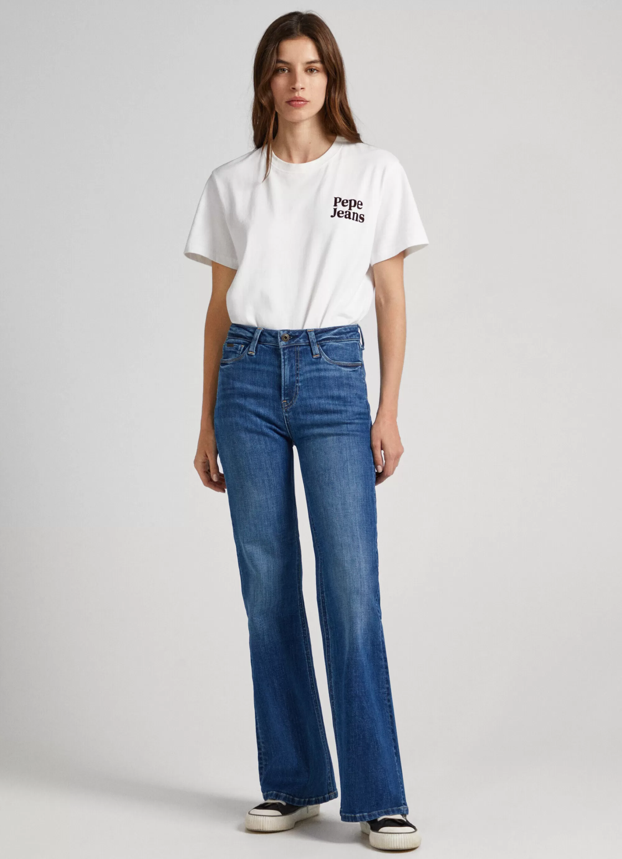 Mulher Pepe Jeans Flare E Boot Cut>Jeans Willa Flare Fit High-Rise