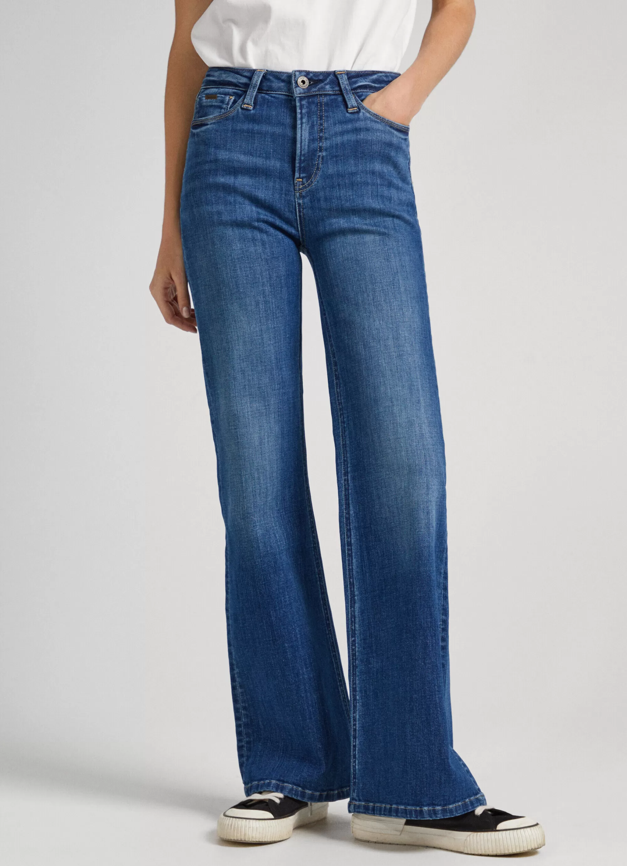 Mulher Pepe Jeans Flare E Boot Cut>Jeans Willa Flare Fit High-Rise