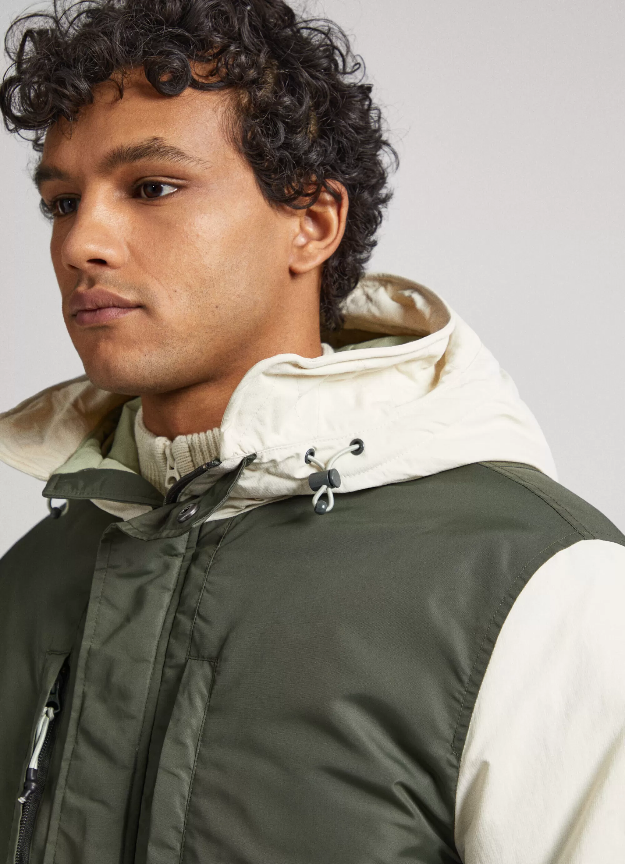 Homem Pepe Jeans Casaco E Jaquetas>Parka Color Block Com Capuz