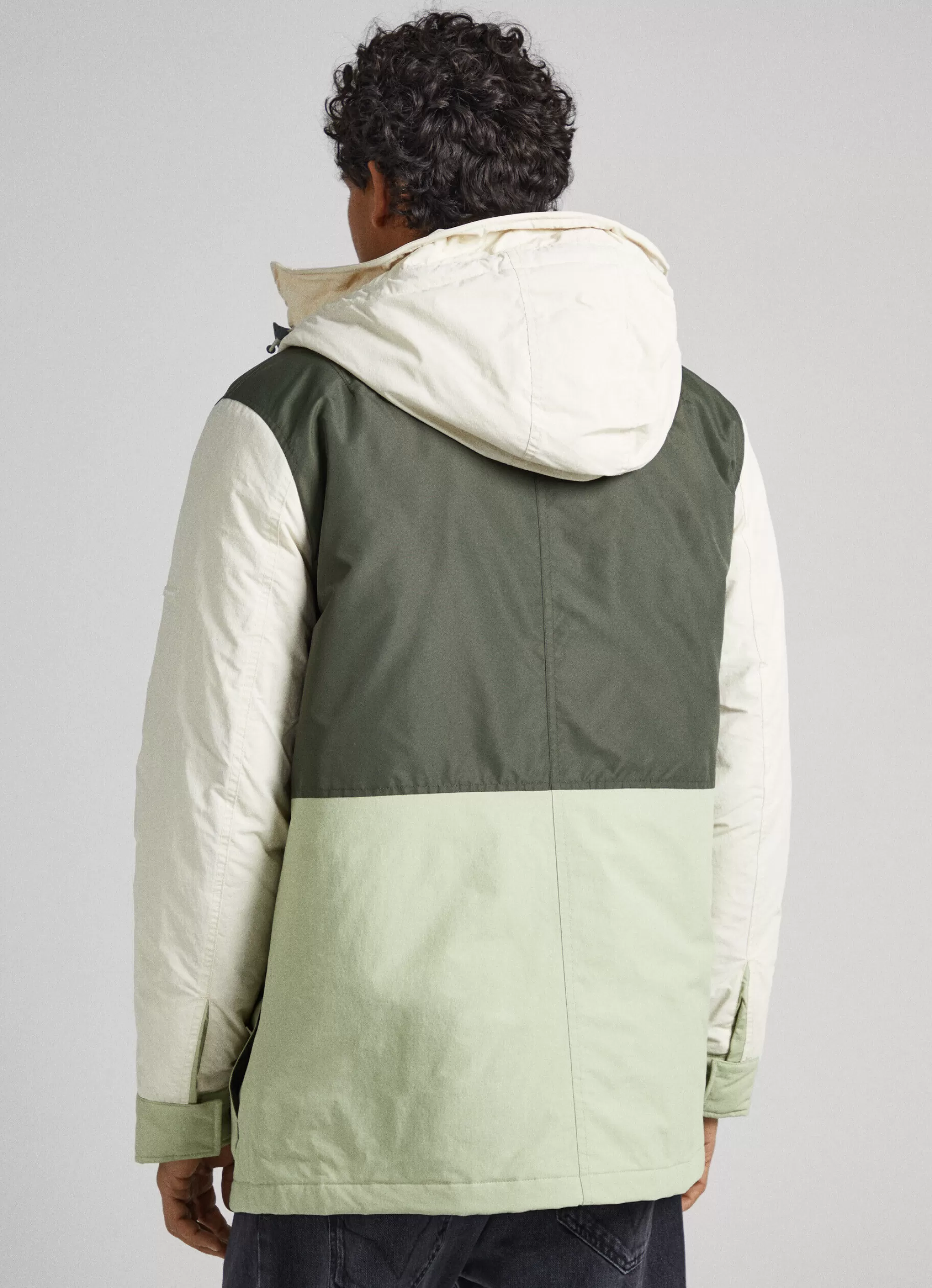 Homem Pepe Jeans Casaco E Jaquetas>Parka Color Block Com Capuz