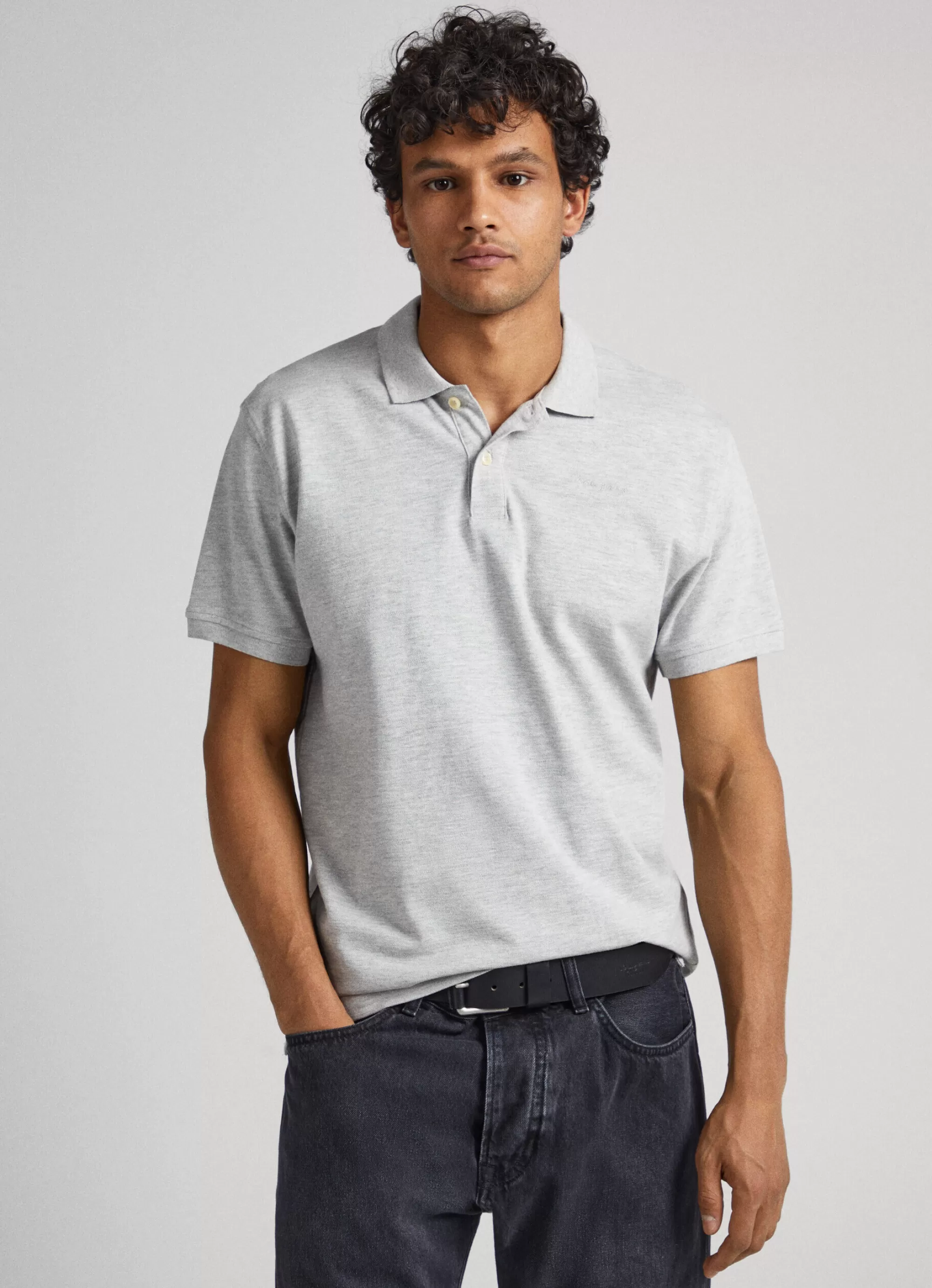 Homem Pepe Jeans Polos>Polo Algodao Piquet Com Logo