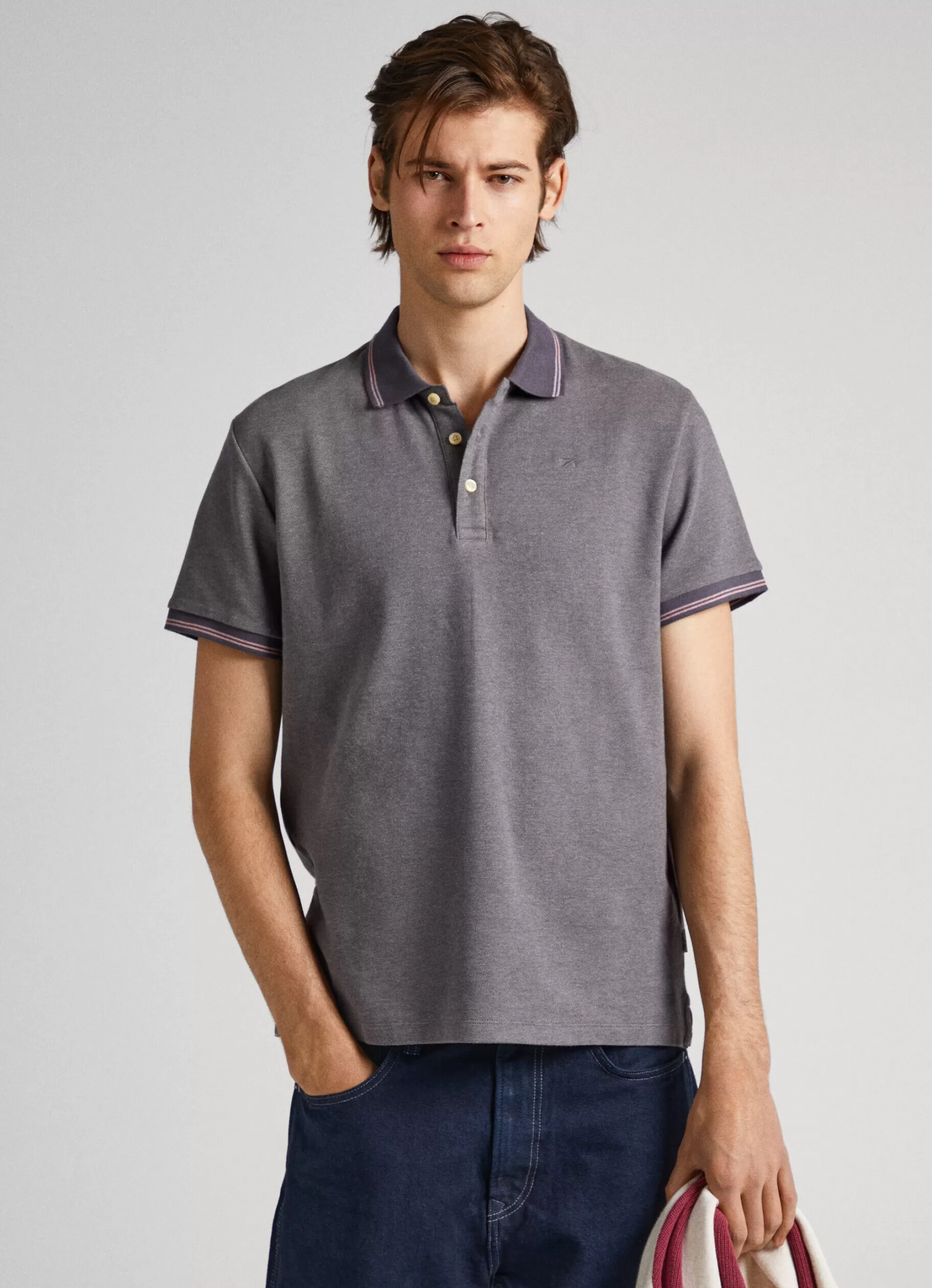 Homem Pepe Jeans Polos>Polo Com Logo Bandeira