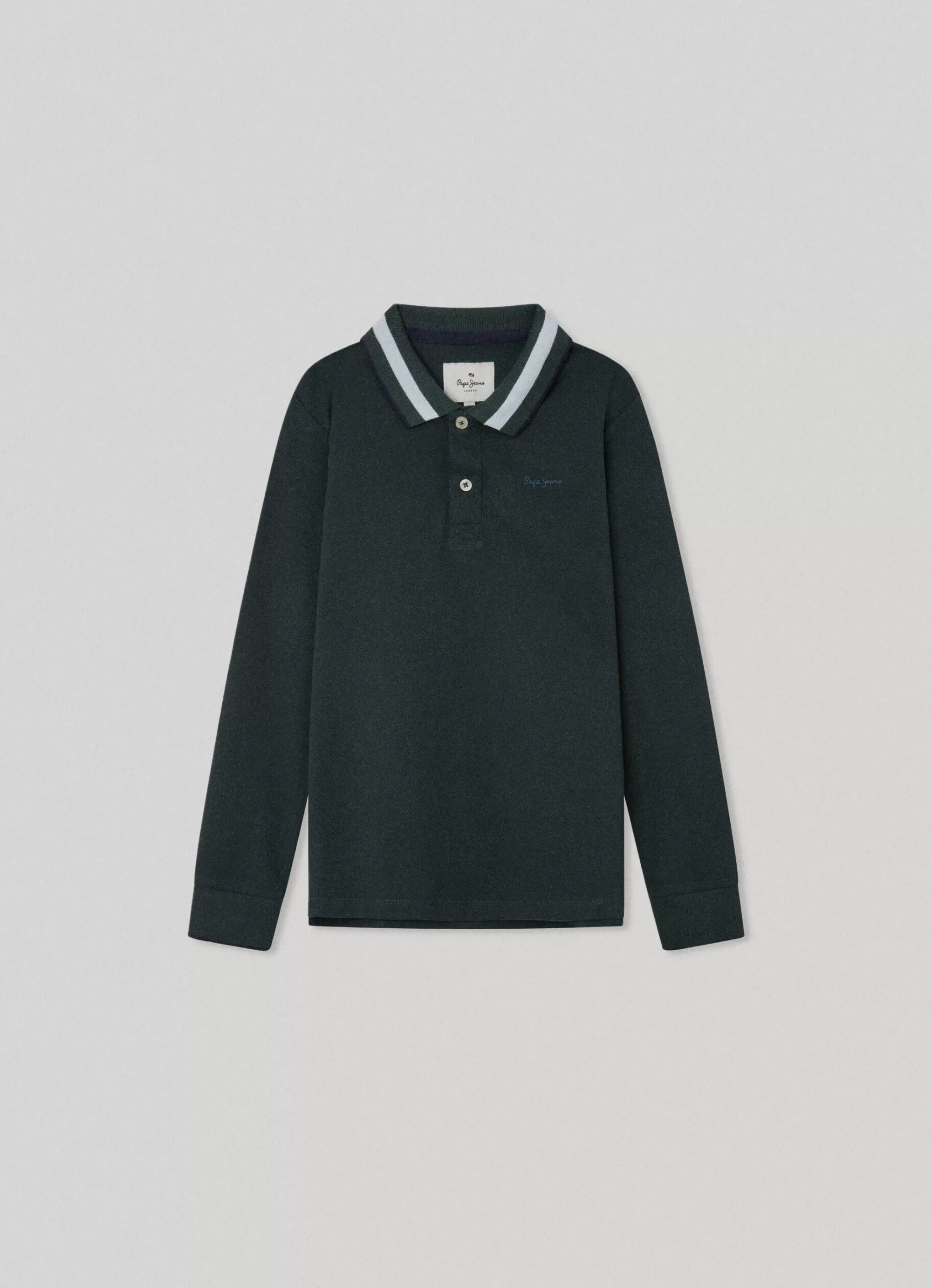 Rapaz Pepe Jeans Polos E Camisas>Polo Piquet Logo Bordado