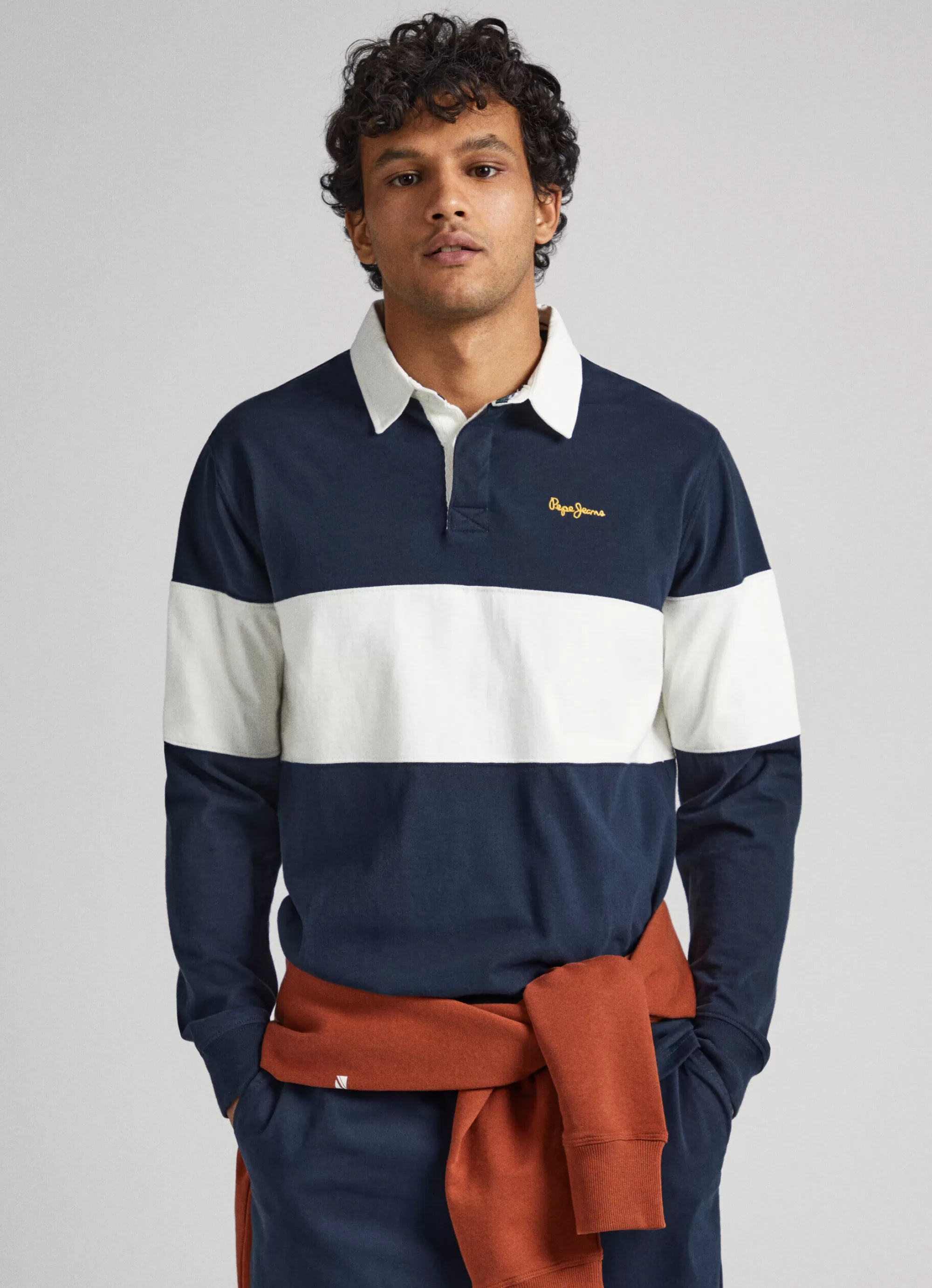 Homem Pepe Jeans Polos>Polo Rugby Logo Bordado