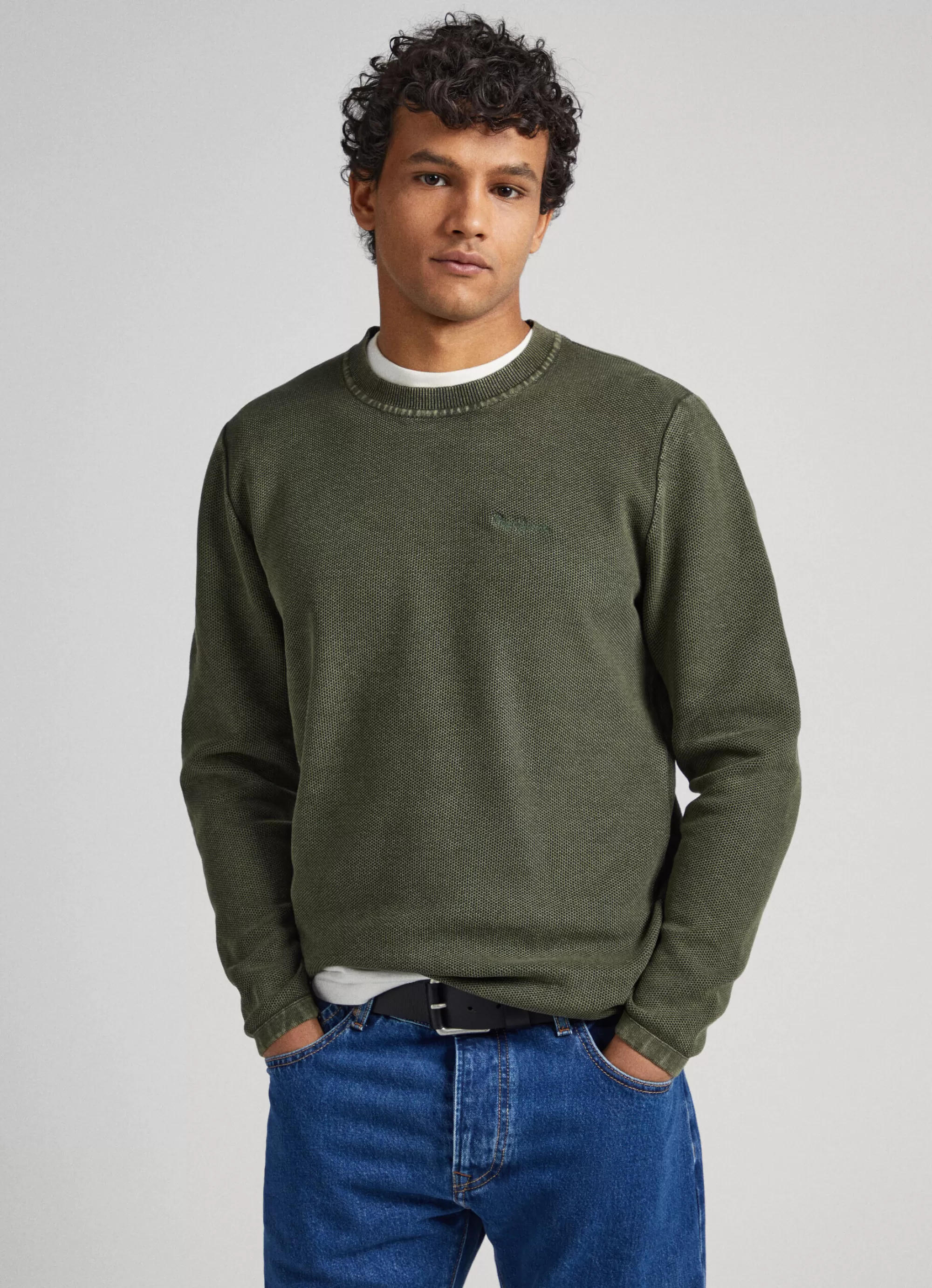 Homem Pepe Jeans Malhas>Sweater Com Logo Estampado