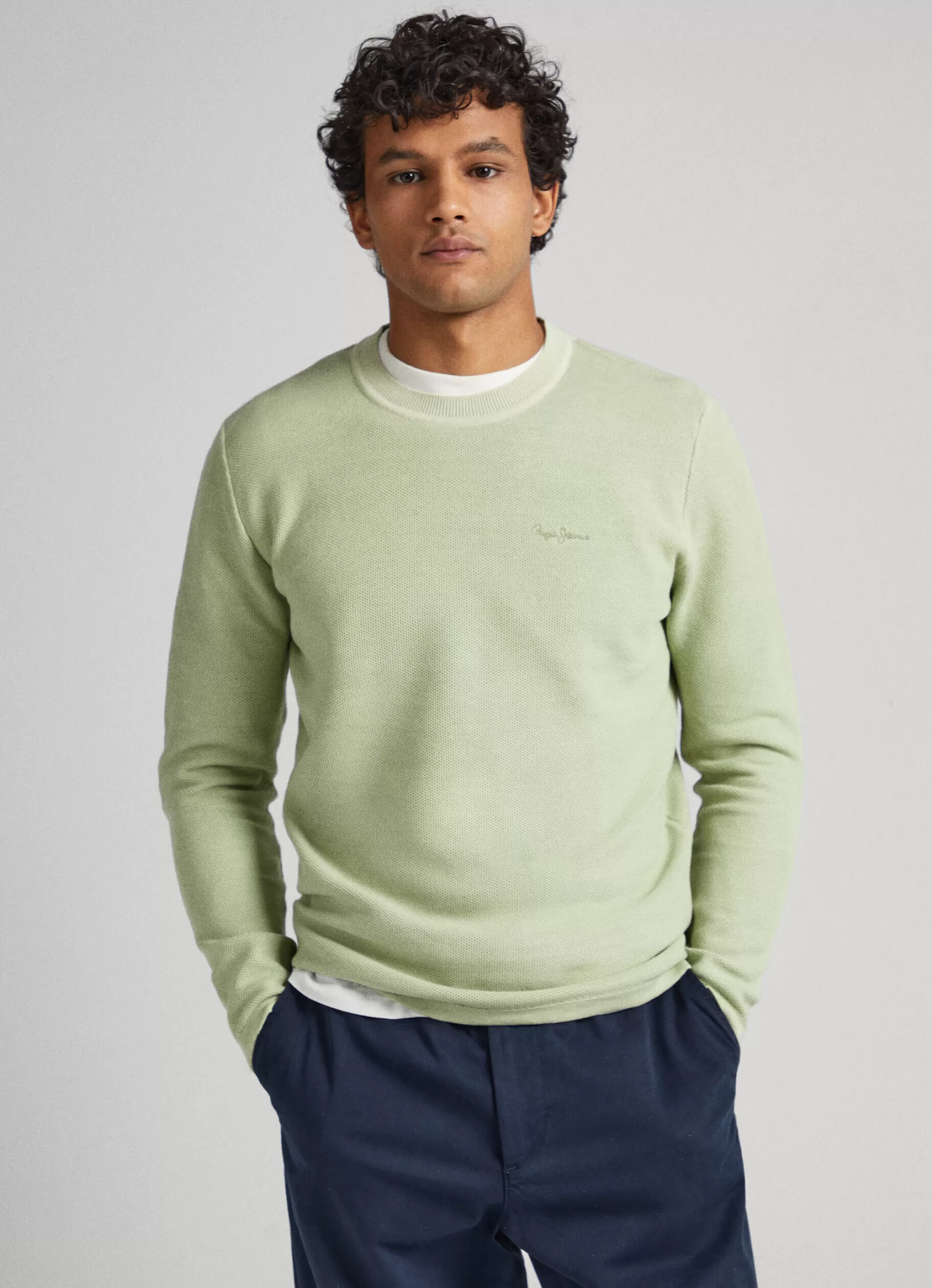 Homem Pepe Jeans Malhas>Sweater Com Logo Estampado