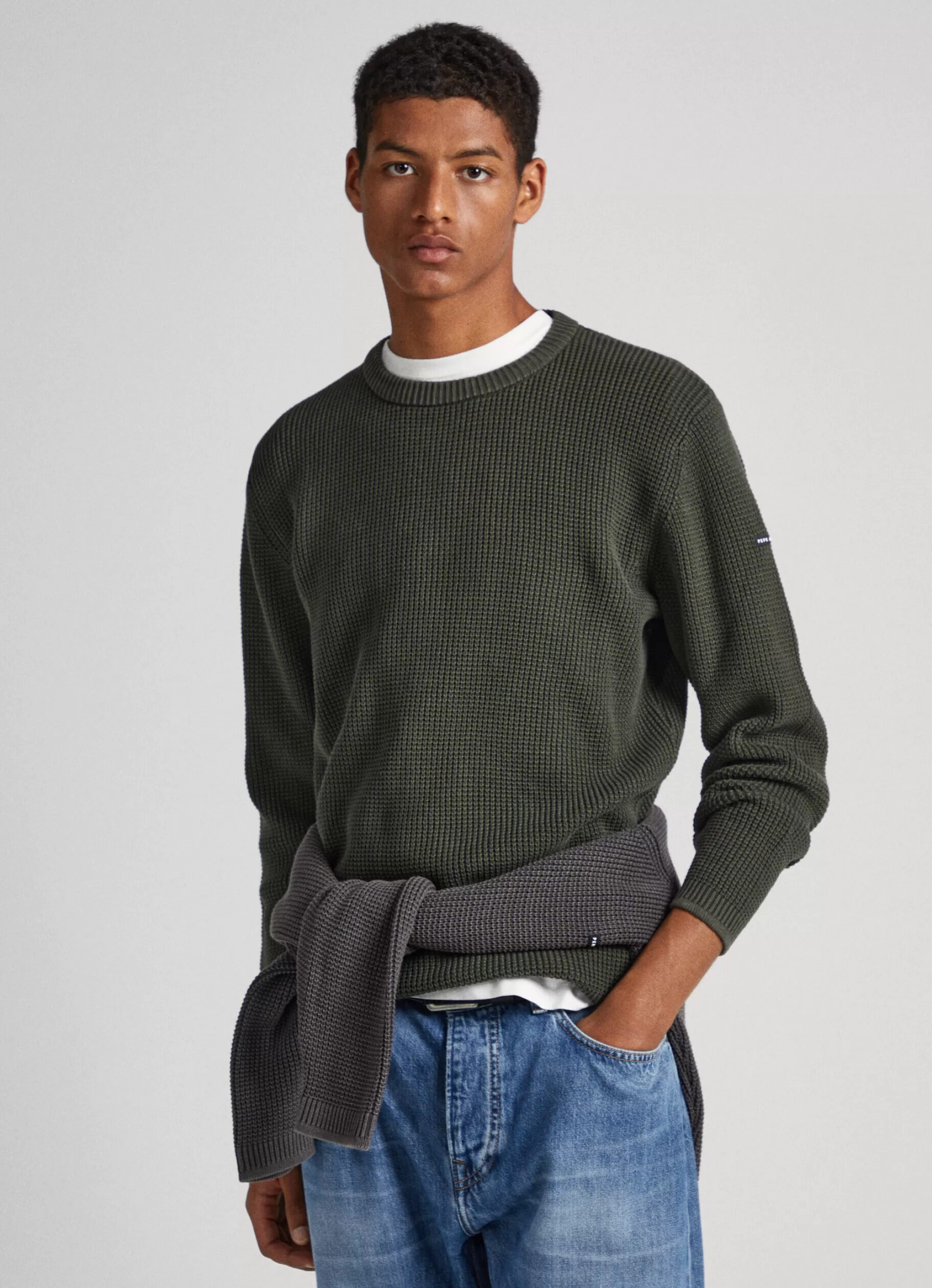 Homem Pepe Jeans Malhas>Sweater De Gola Redonda