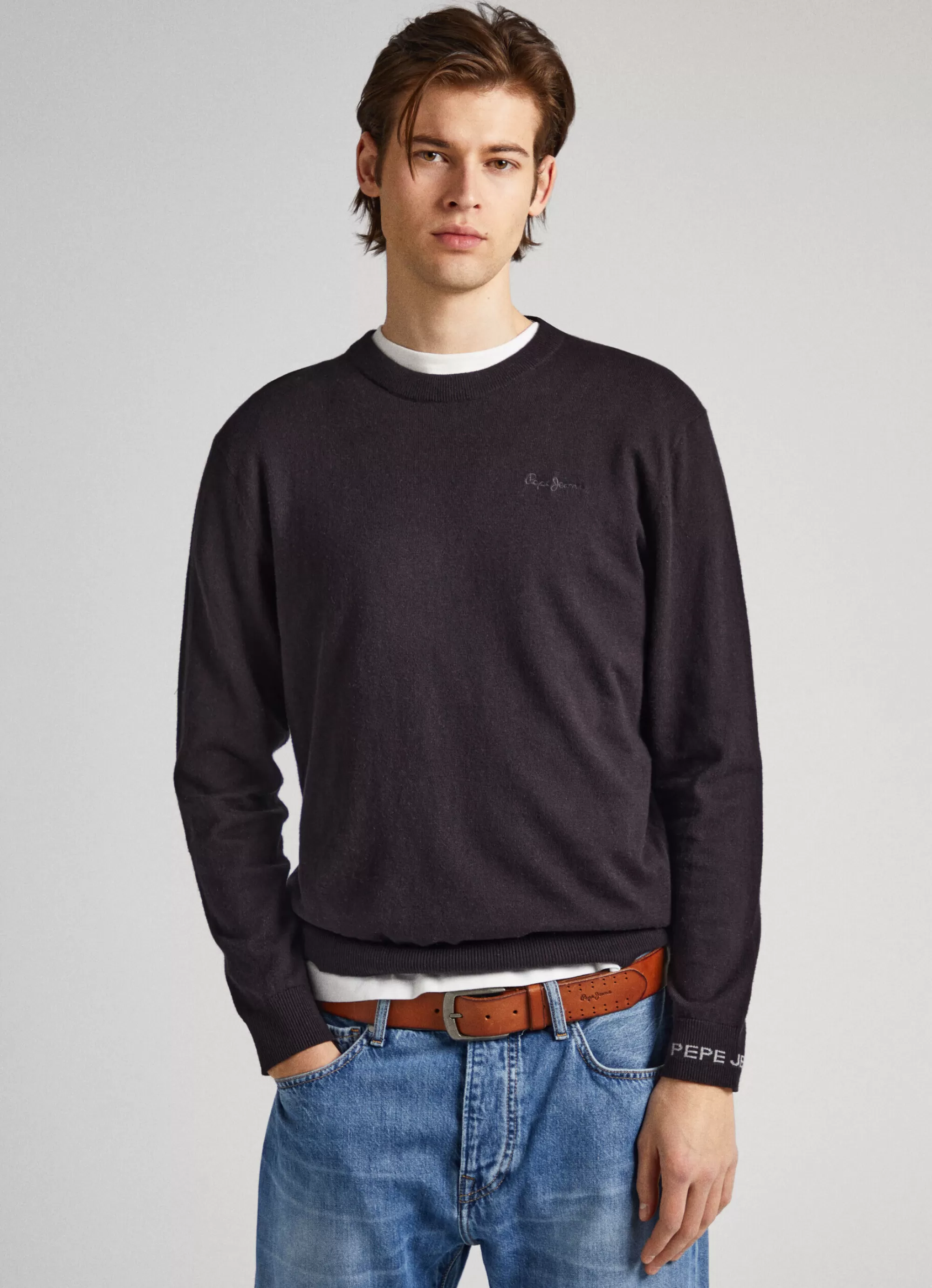 Homem Pepe Jeans Malhas>Sweater De Gola Redonda