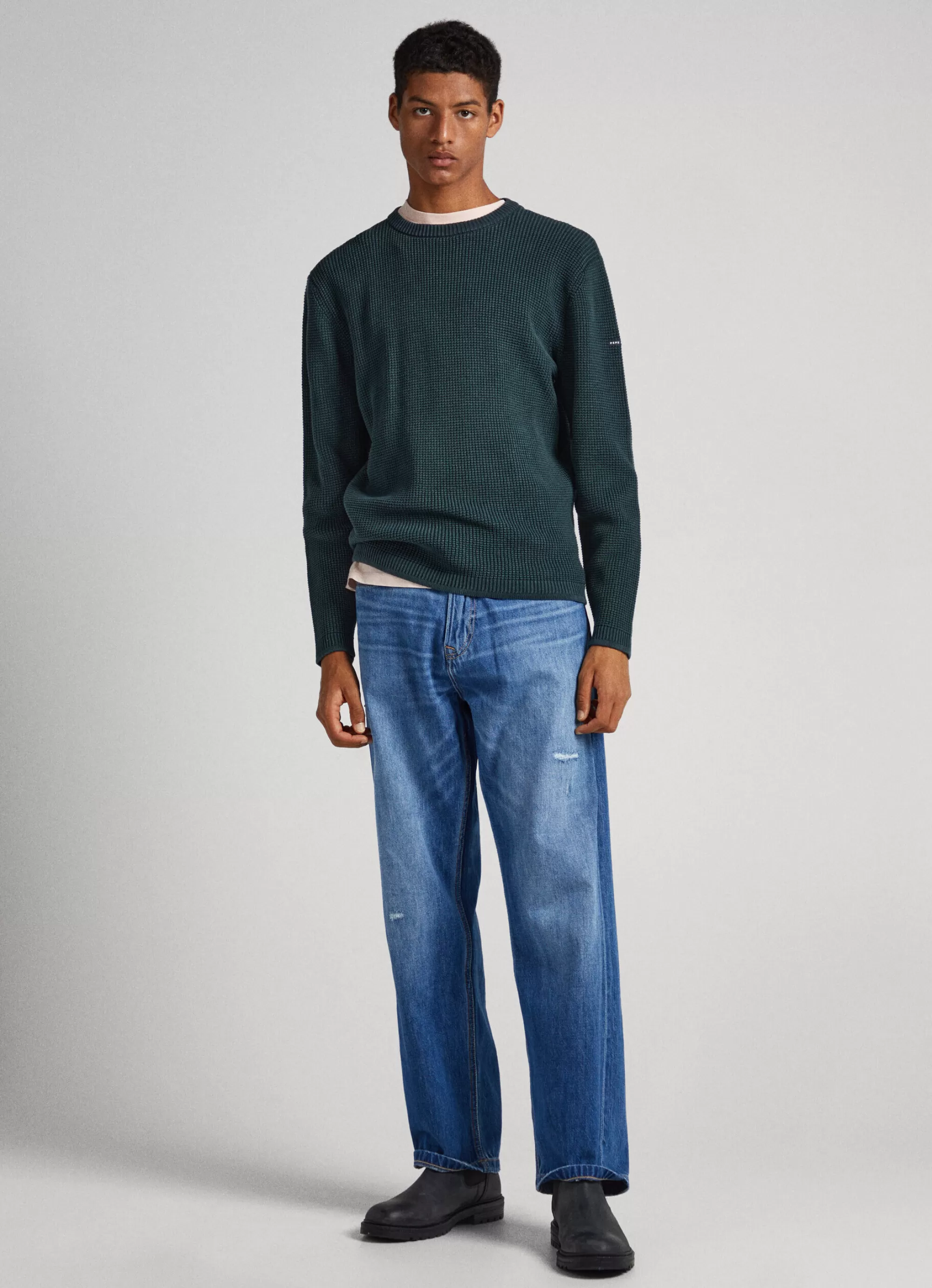 Homem Pepe Jeans Malhas>Sweater De Gola Redonda