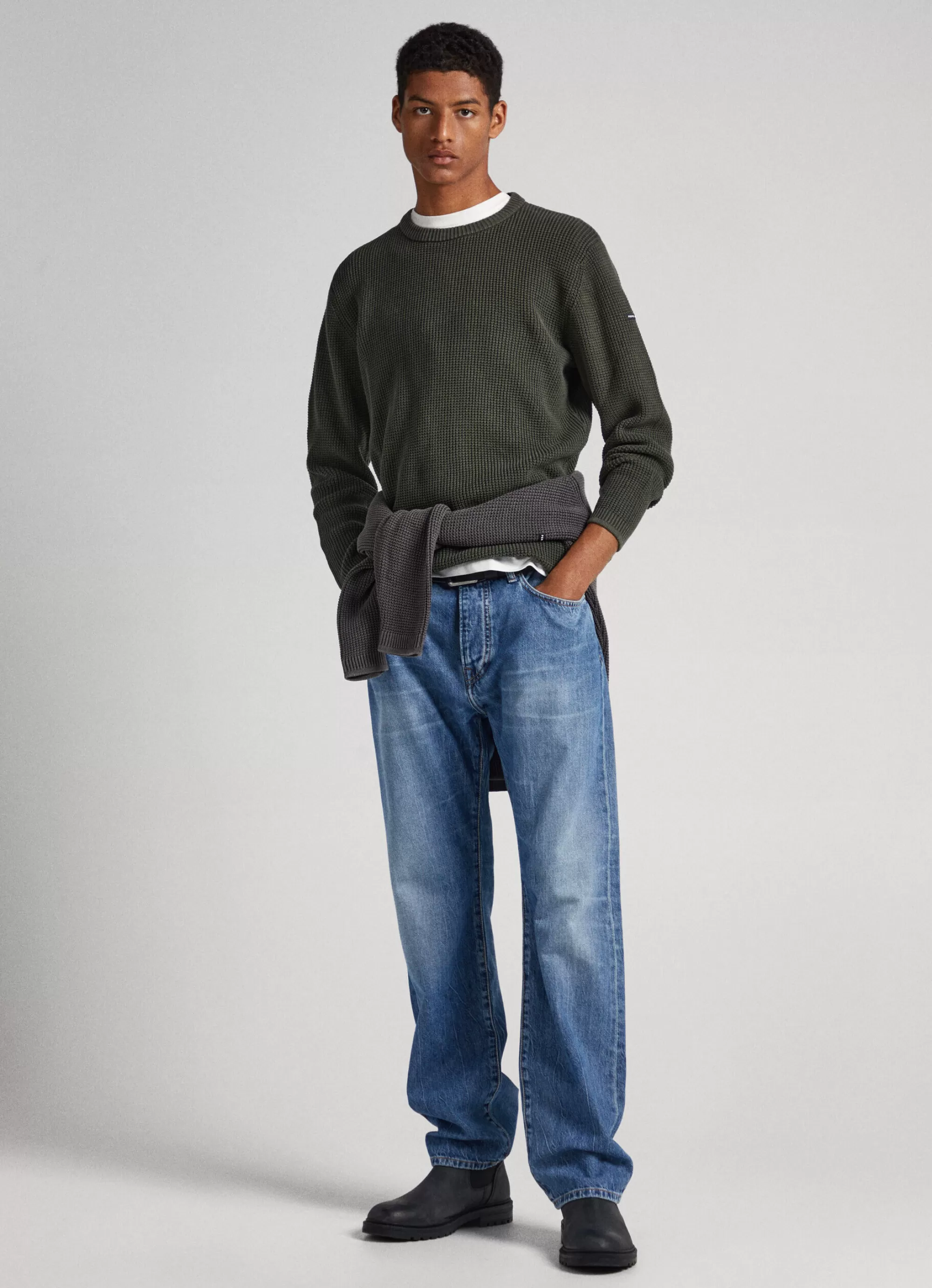 Homem Pepe Jeans Malhas>Sweater De Gola Redonda